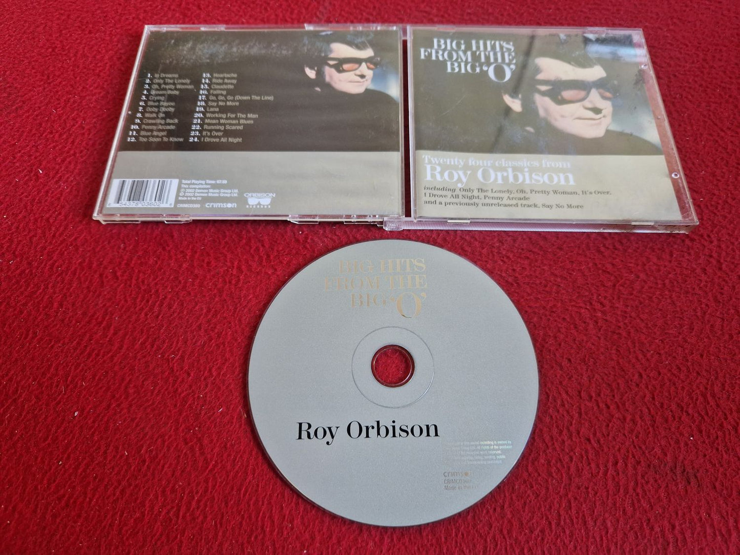 ROY ORBISON BIG HITS FROM THE BIG 'O' CD