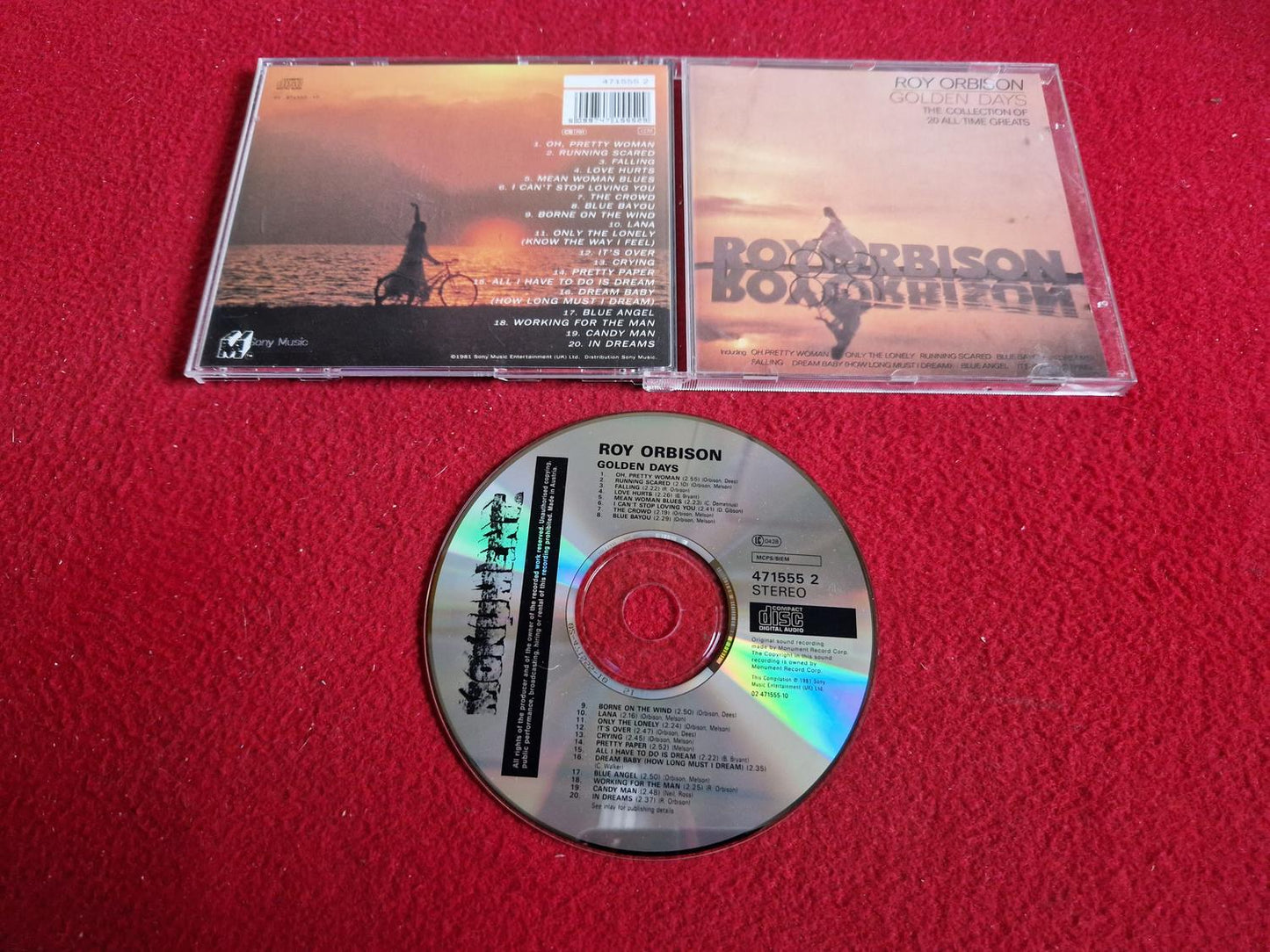 ROY ORBISON GOLDEN DAYS CD