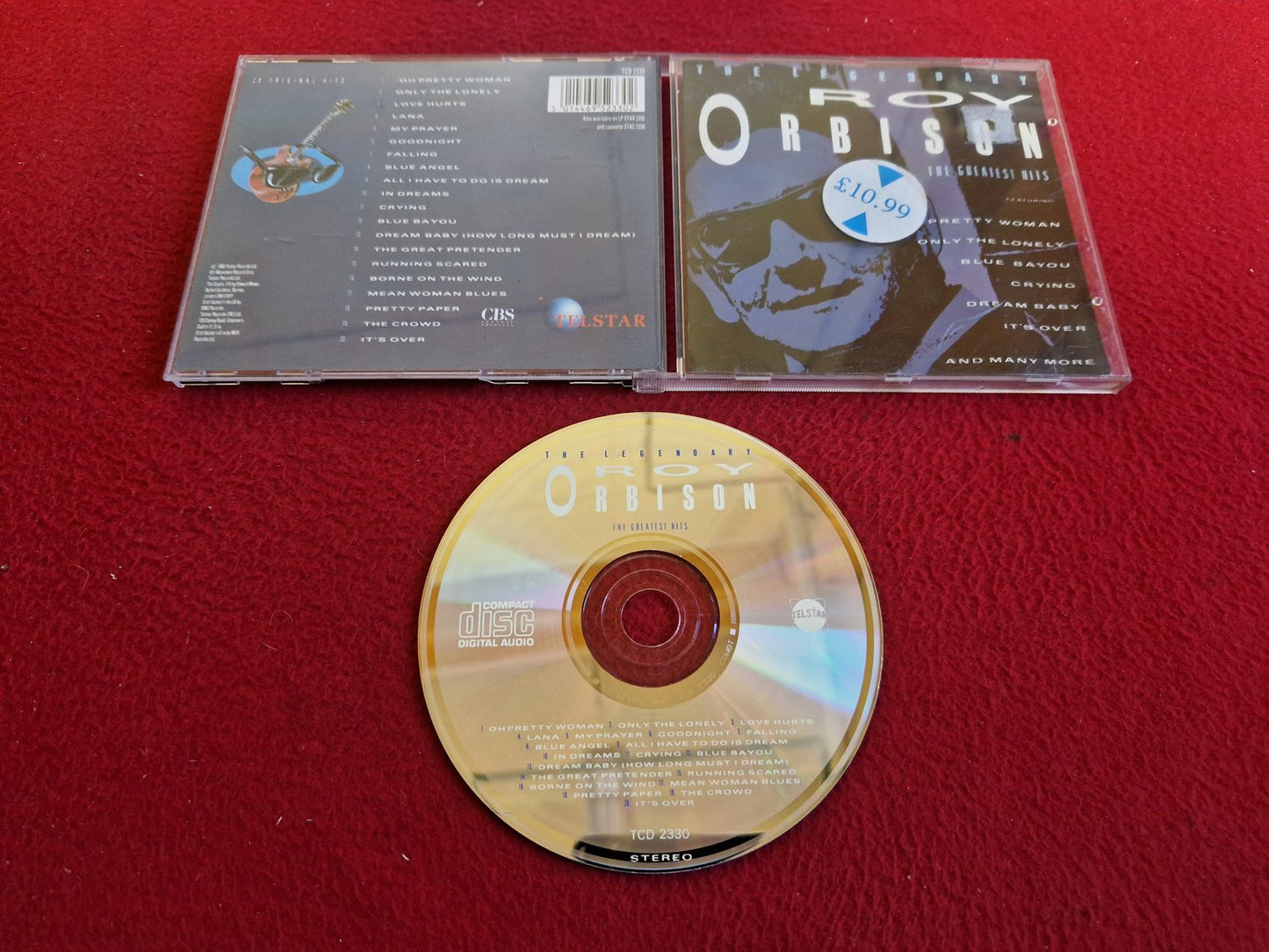 ROY ORBISON THE LEGENDARY THE GREATEST HITS CD