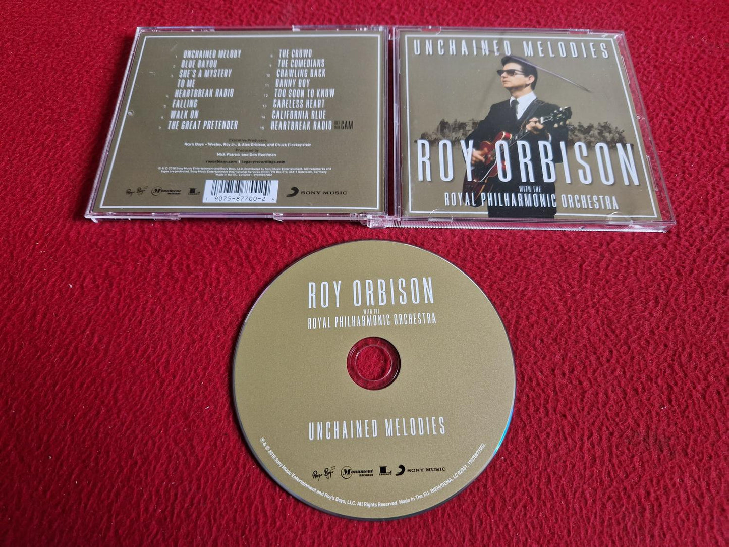 ROY ORBISON WITH THE ROYAL PHILHARMONIC ORCHESTRA UNCHAINED MELODY CD
