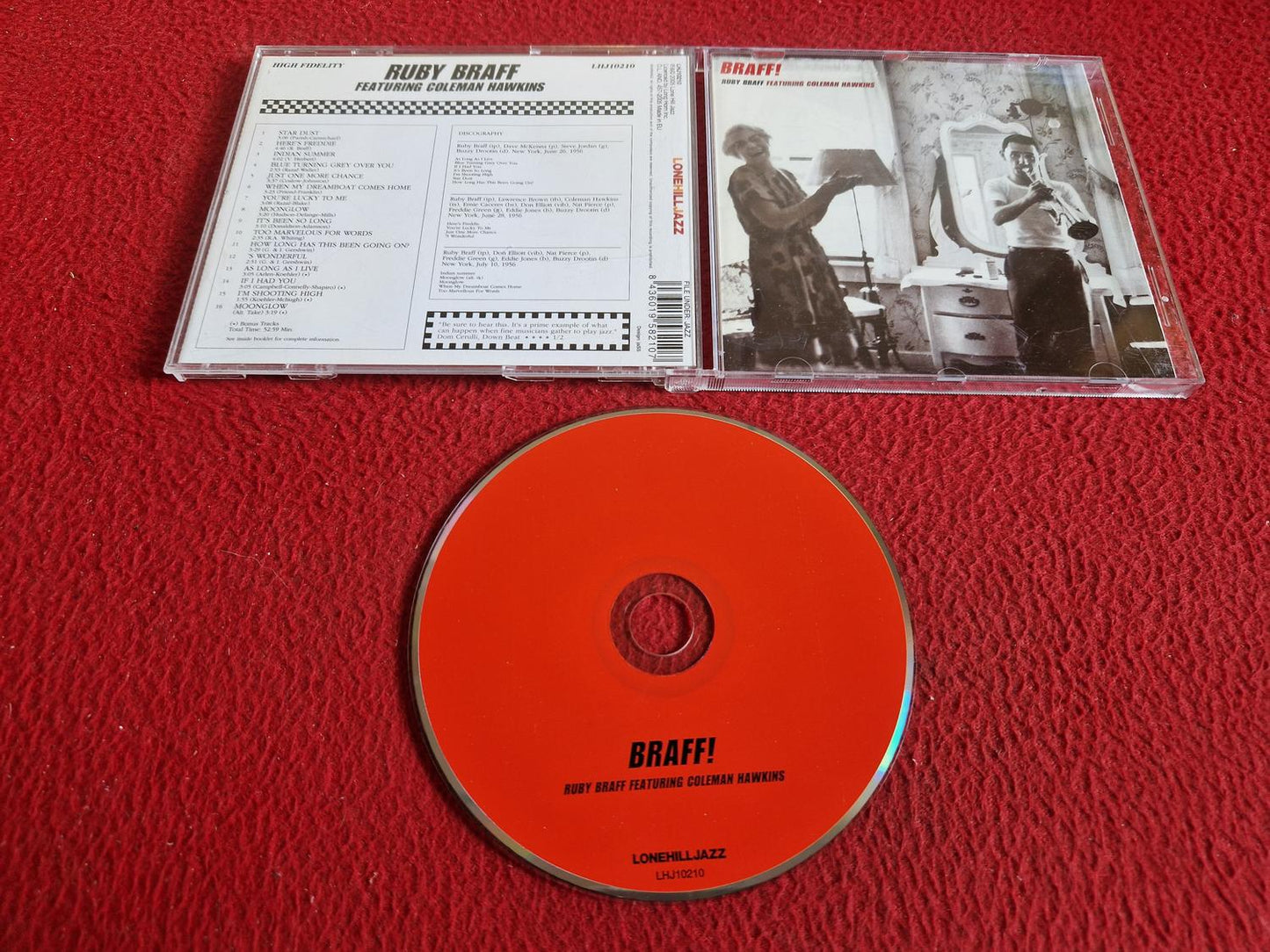 RUBY BRAFF FEAT COLEMAN HAWKINS BRAFF! CD