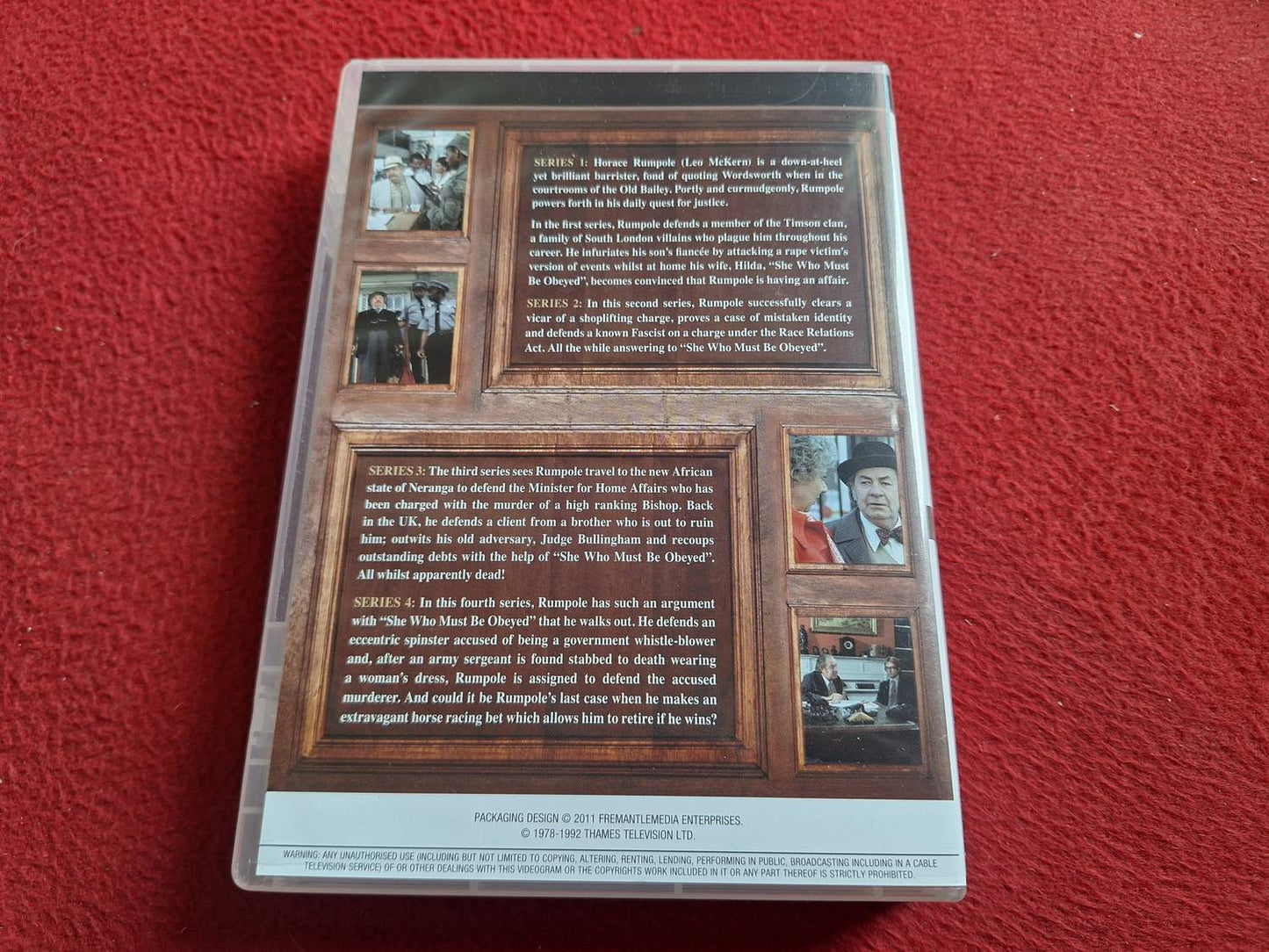 RUMPOLE OF THE BAILEY SERIES 1 - 4 BOX DVD