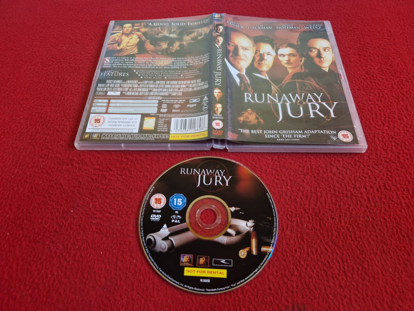 RUNAWAY JURY DVD