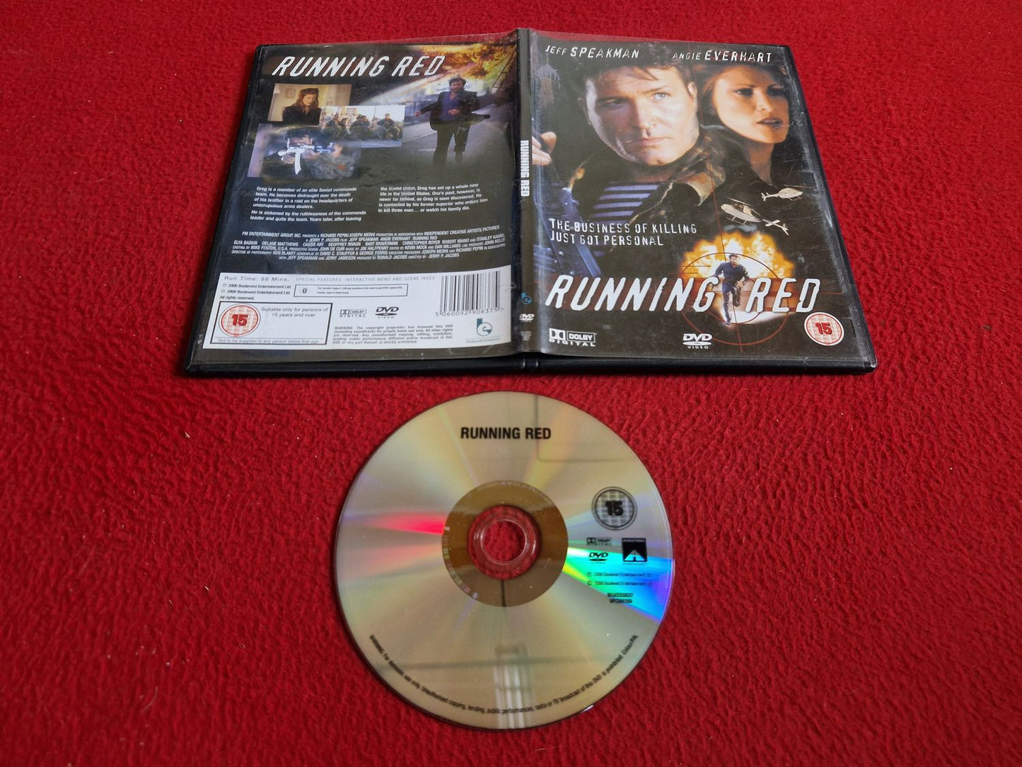 RUNNING RED DVD
