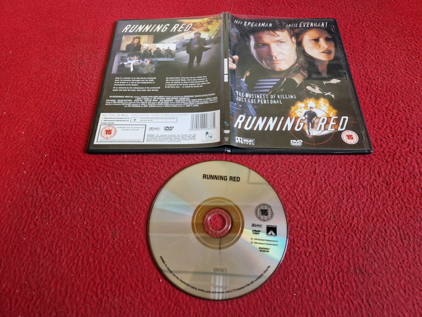RUNNING RED DVD