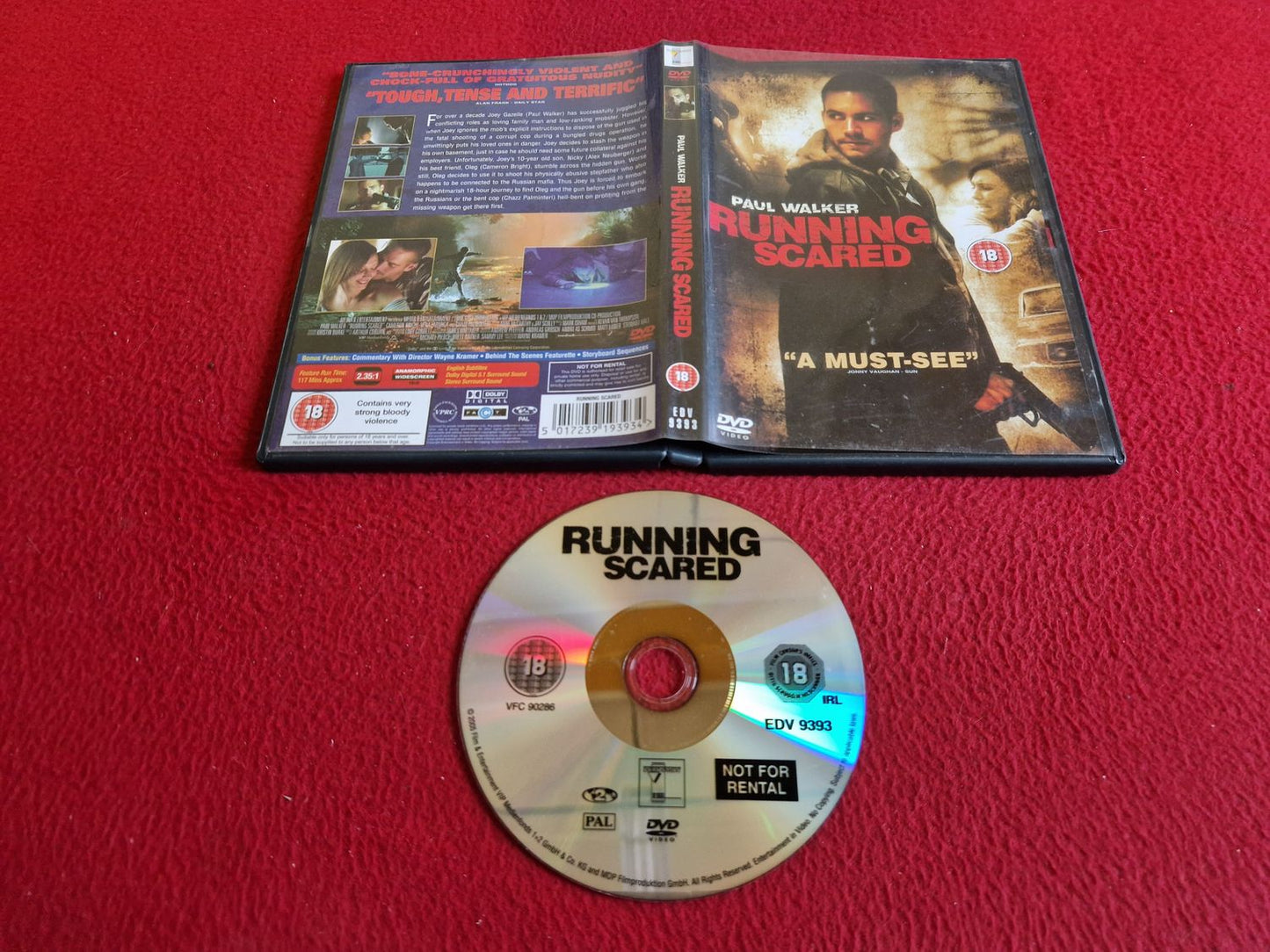 RUNNING SCARED DVD