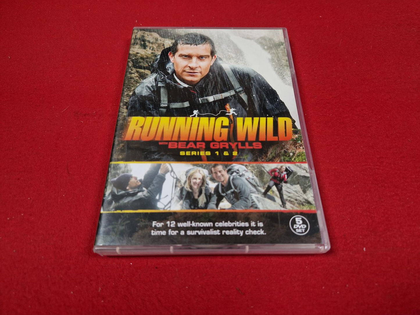 RUNNING WILD BEAR GRYLLS SERIES 1 & 2 BOX till DVD