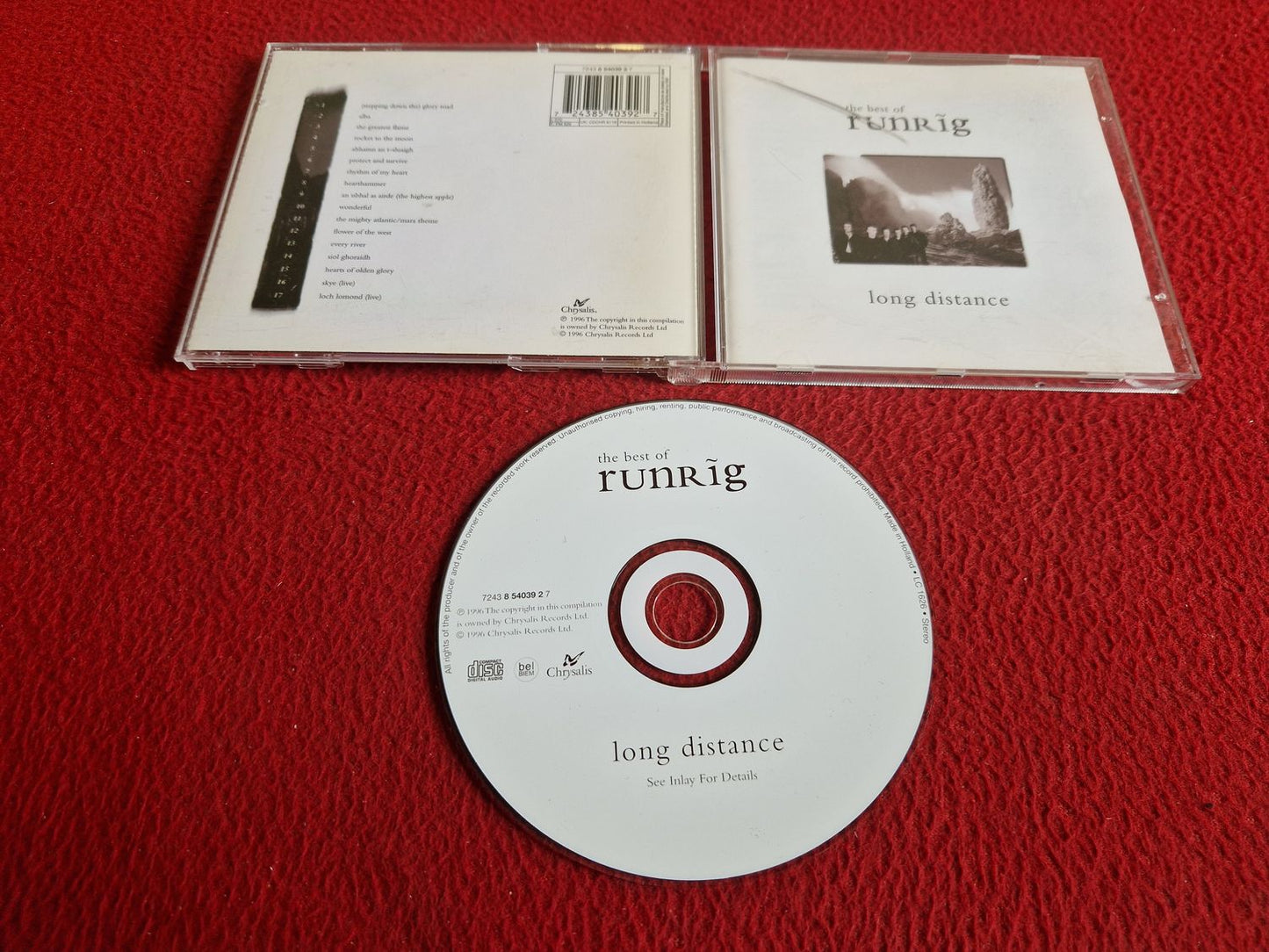 RUNRIG LONG DISTANCE THE BEST OF CD