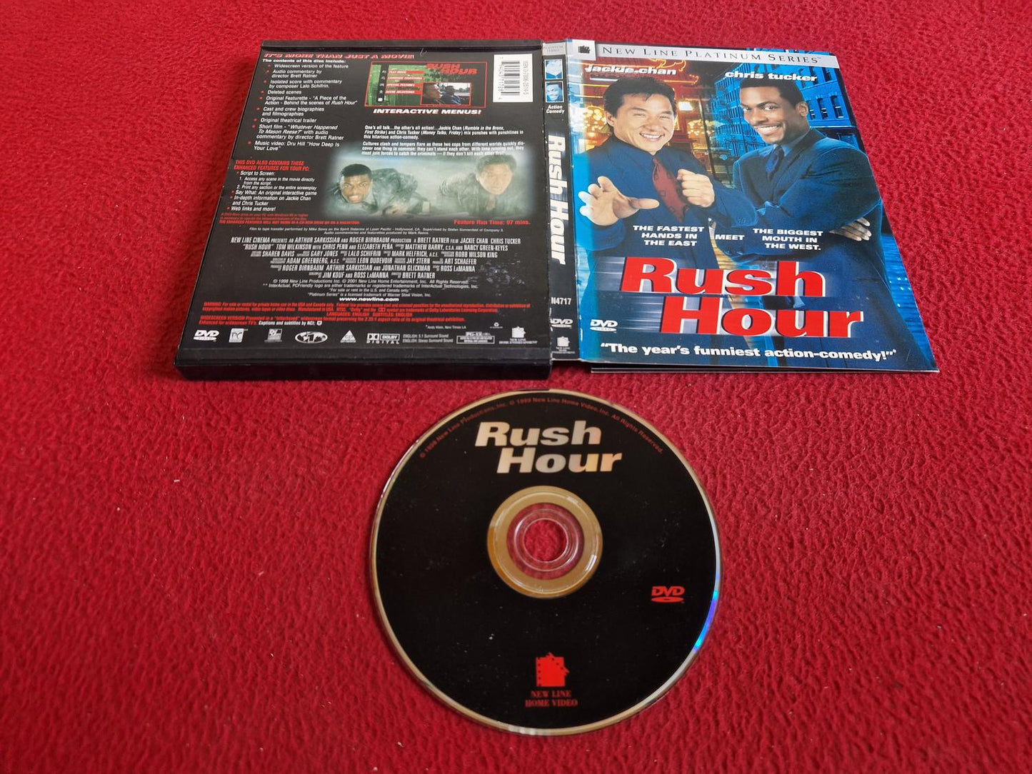 RUSH HOUR [ ENGELSK TEXT / SNAPCASE ] DVD