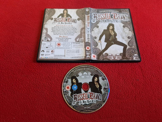 RUSSELL BRAND IN NEW YORK CITY - EXTENDED & UNCENSORED DVD