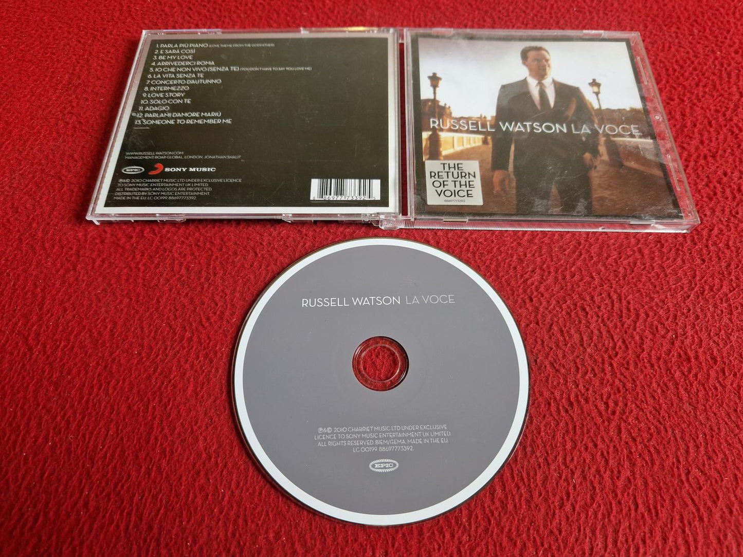 RUSSELL WATSON LA VOCE CD