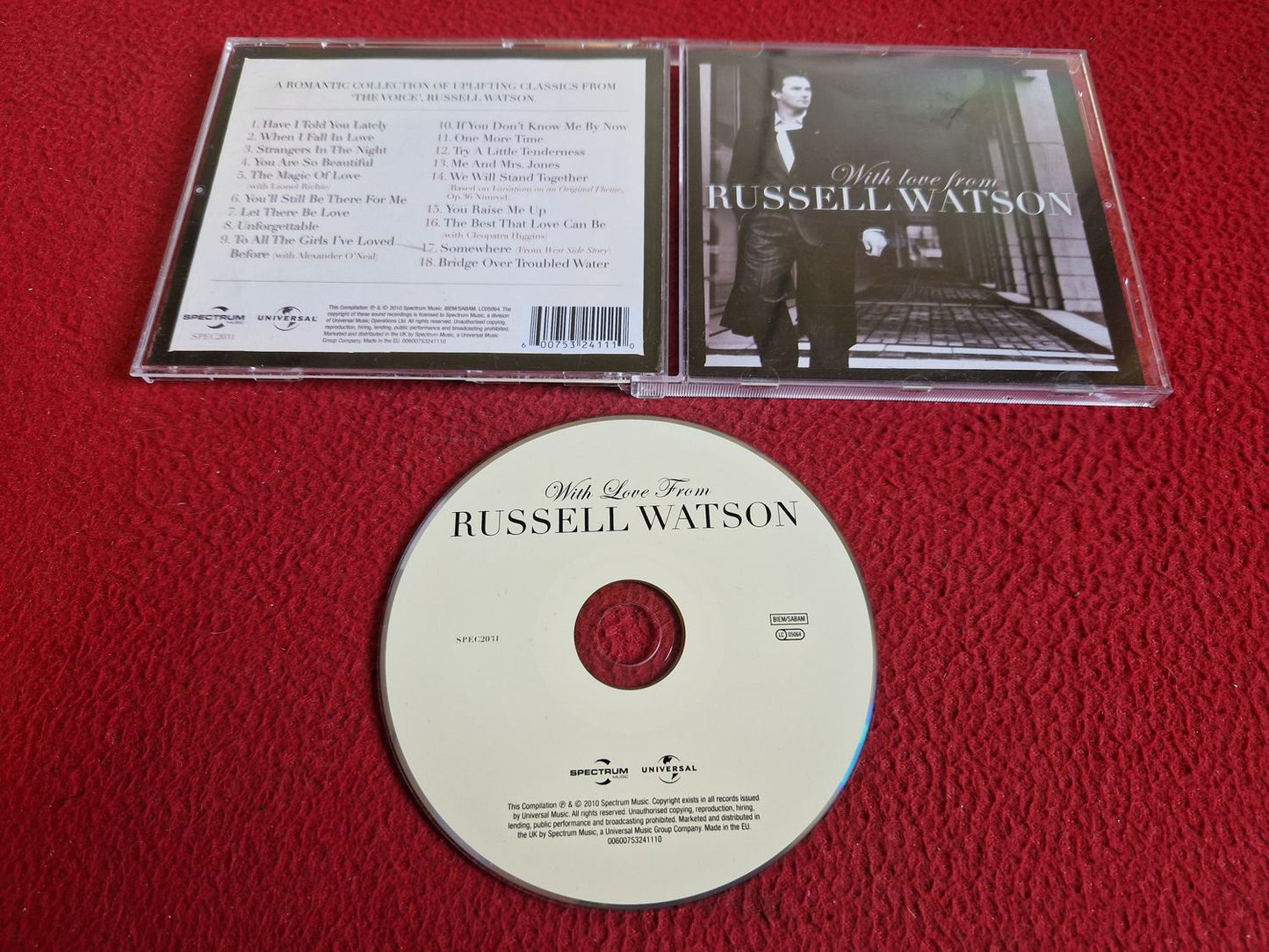 RUSSELL WATSON WITH LOVE FROM CD