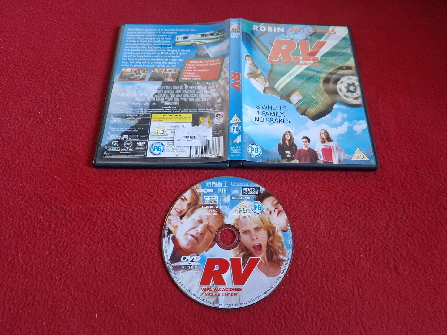 R.V. RUNAWAY VACATION DVD
