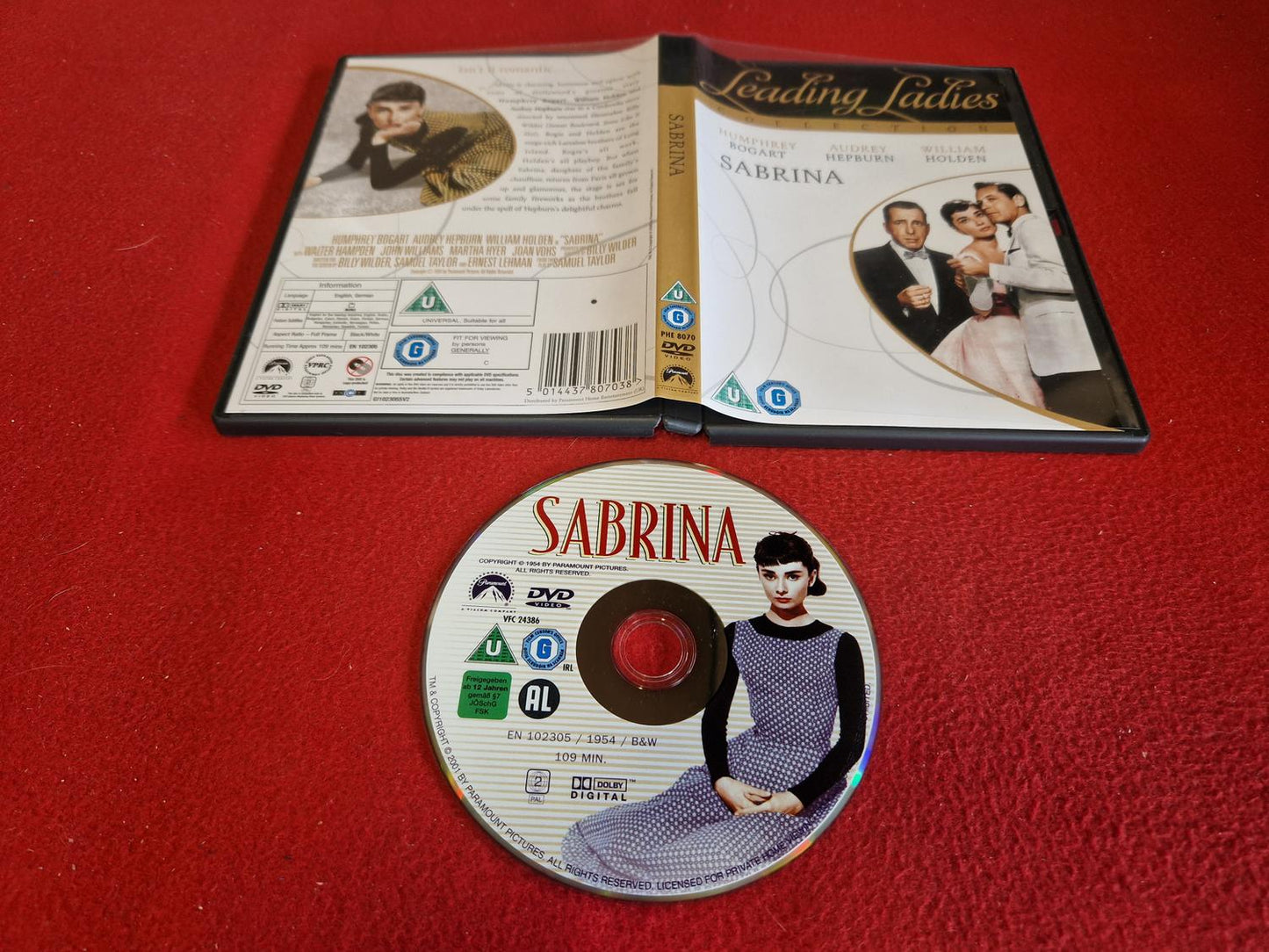 SABRINA [ HUMPHREY BOGART AUDREY HEPBURN ] till DVD