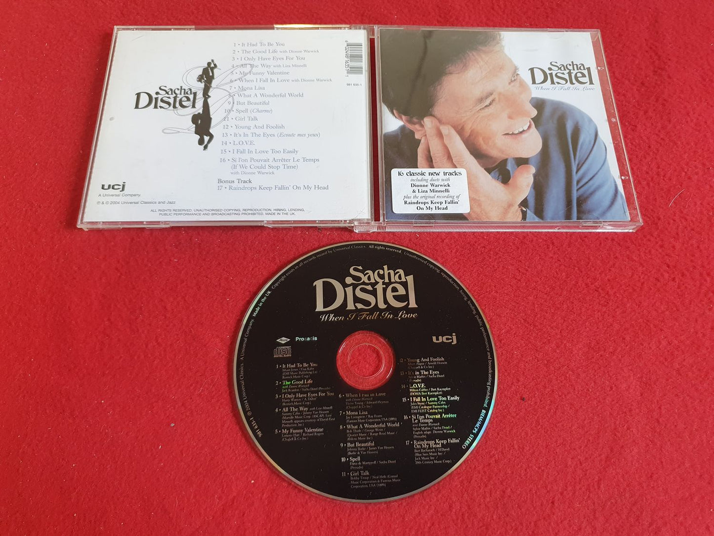 SACHA DISTEL WHEN I FALL IN LOVE till CD