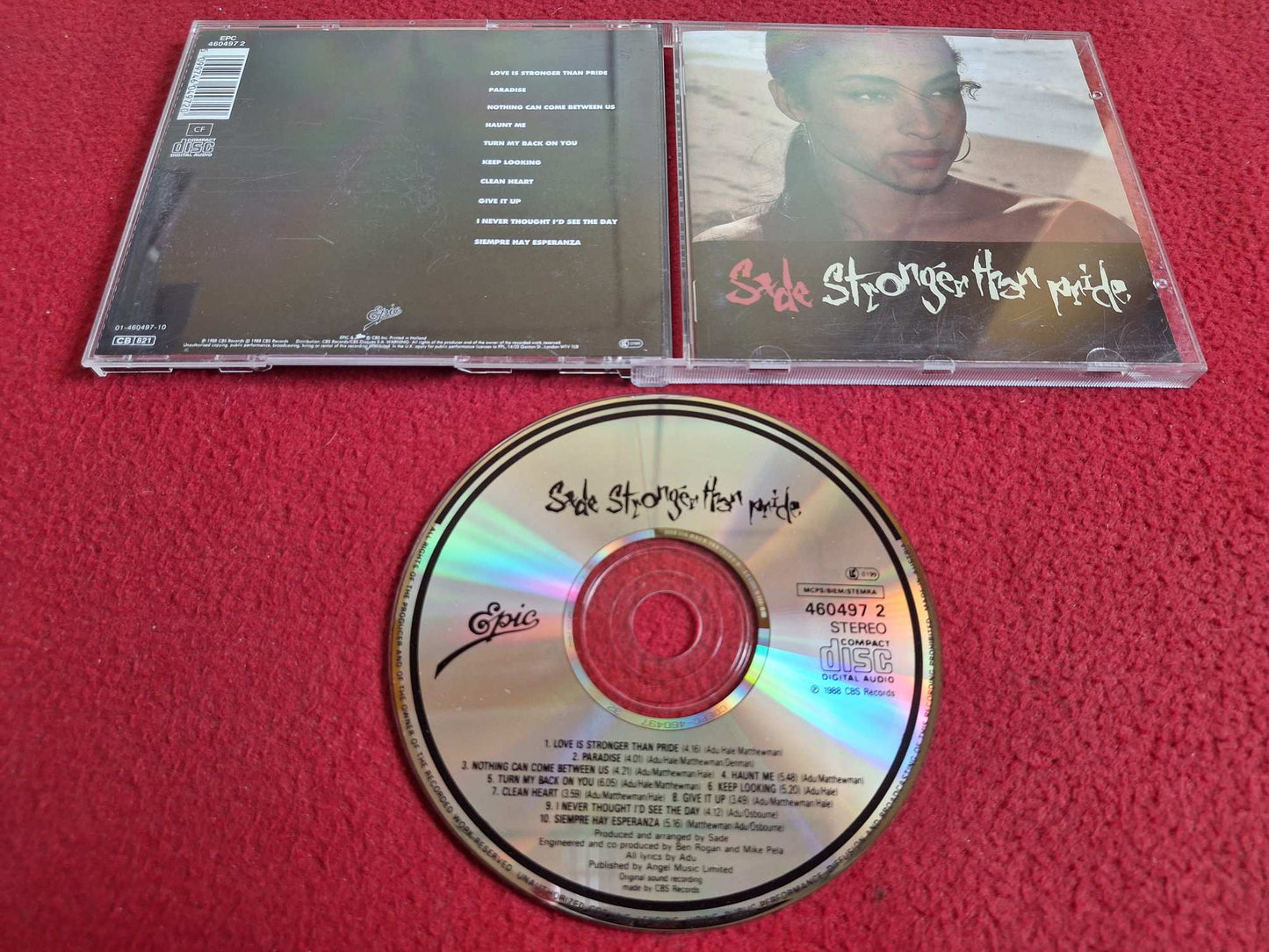 SADE STRONGER THAN PRIDE CD