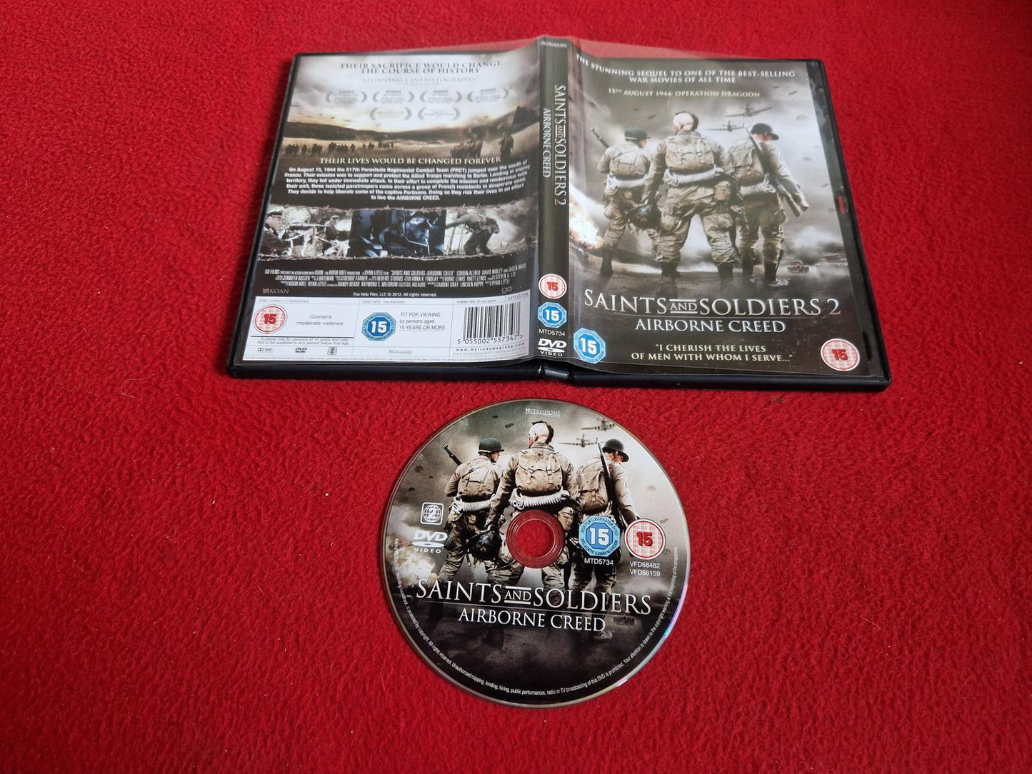 SAINTS AND SOLDIERS 2 AIRBORNE CREED DVD