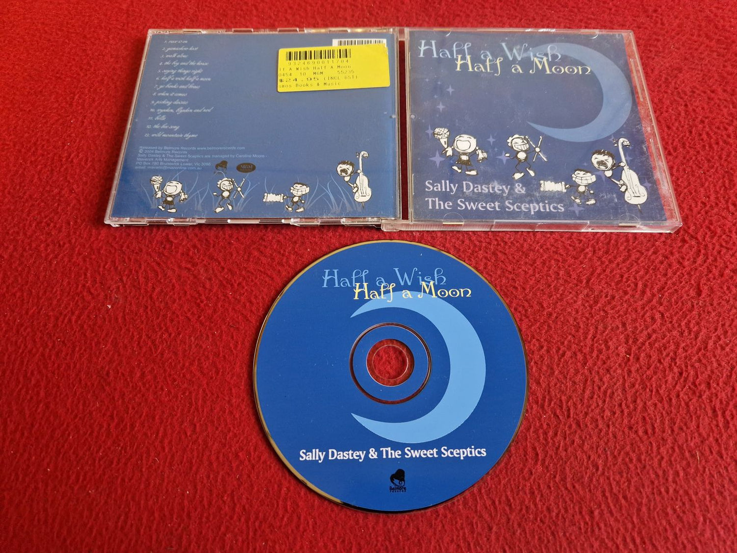 SALLY DASTEY & THE SWEET SCEPTICS – HALF A WISH, HALF A MOON CD