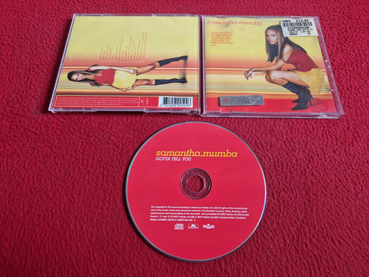 SAMANTHA MUMBA GOTTA TELL YOU CD