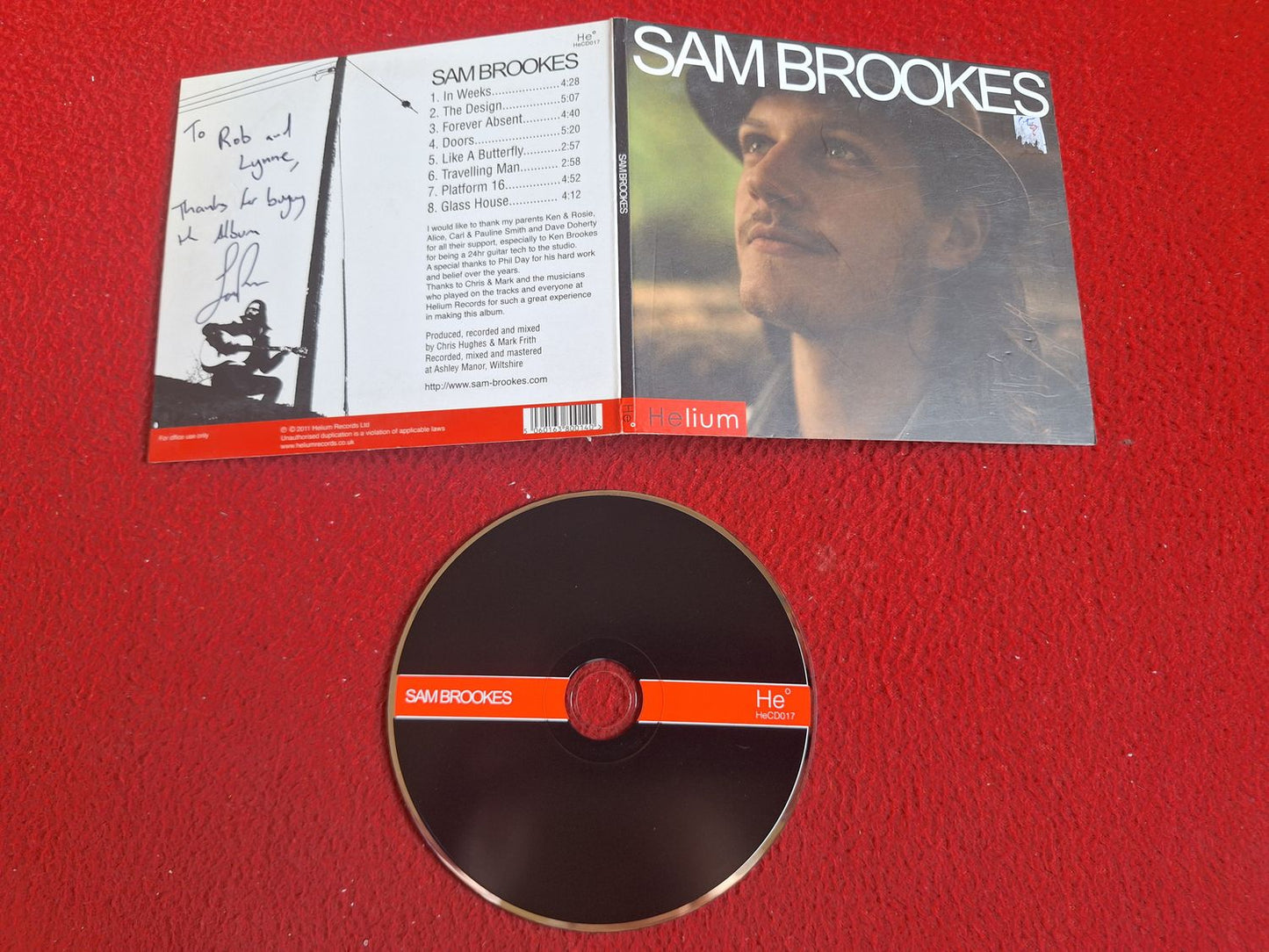 SAM BROOKES - SAM BROOKES CD