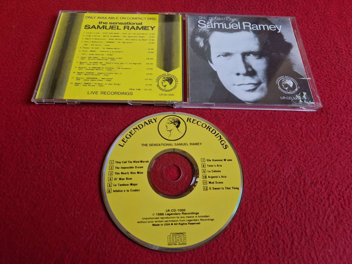 SAMUEL RAMEY THE SENSATIONAL CD