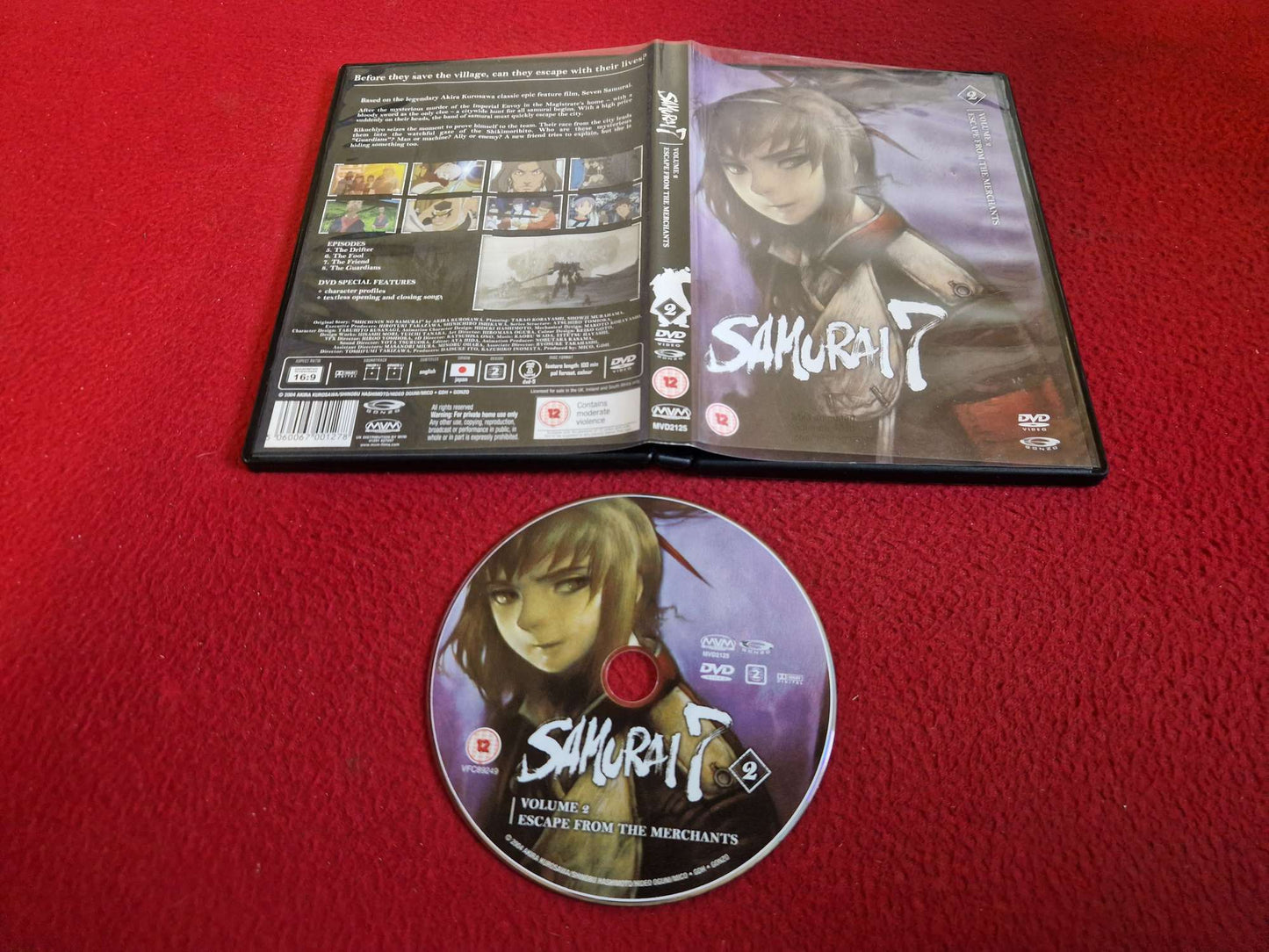 SAMURAI 7 VOL 2 [ JAPANSKT el ENGELSKT TAL / ENGELSK TEXT ] DVD