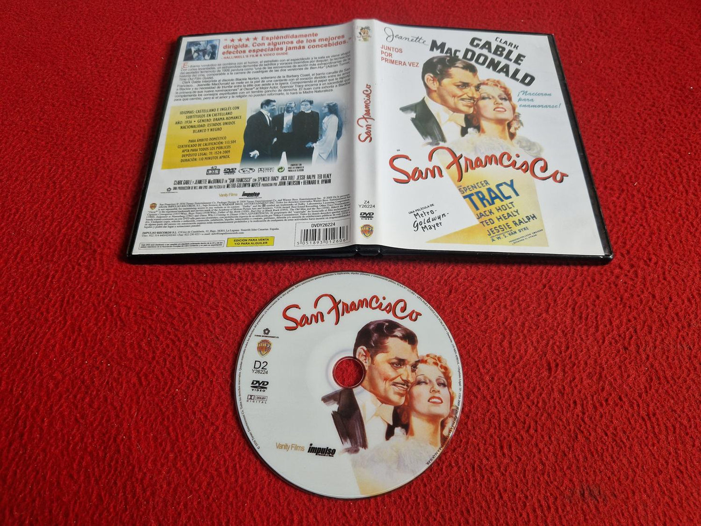 SAN FRANSISCO [ ENGELSKT TAL SPANSK TEXT ] DVD