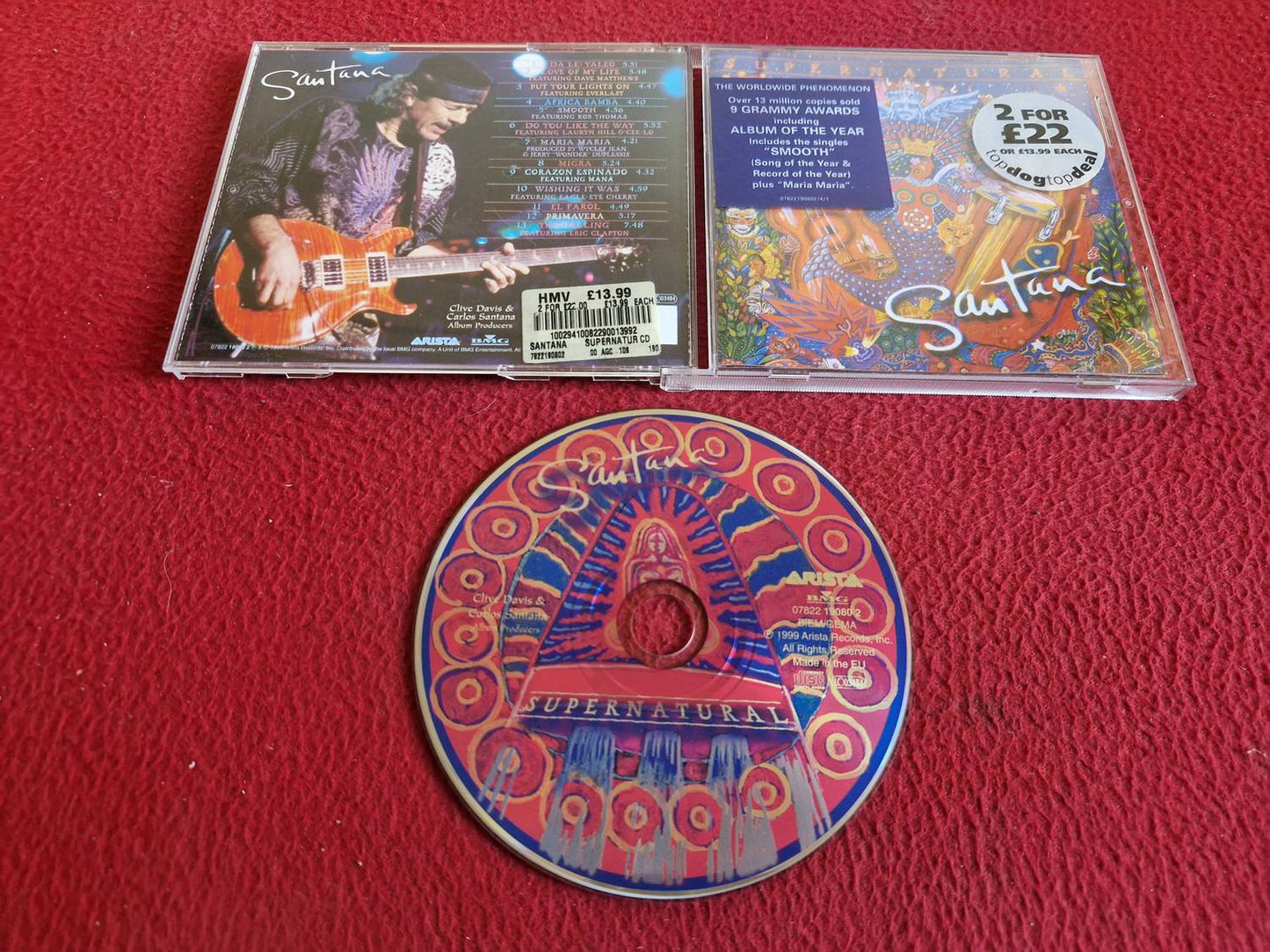 SANTANA SUPERNATURAL CD
