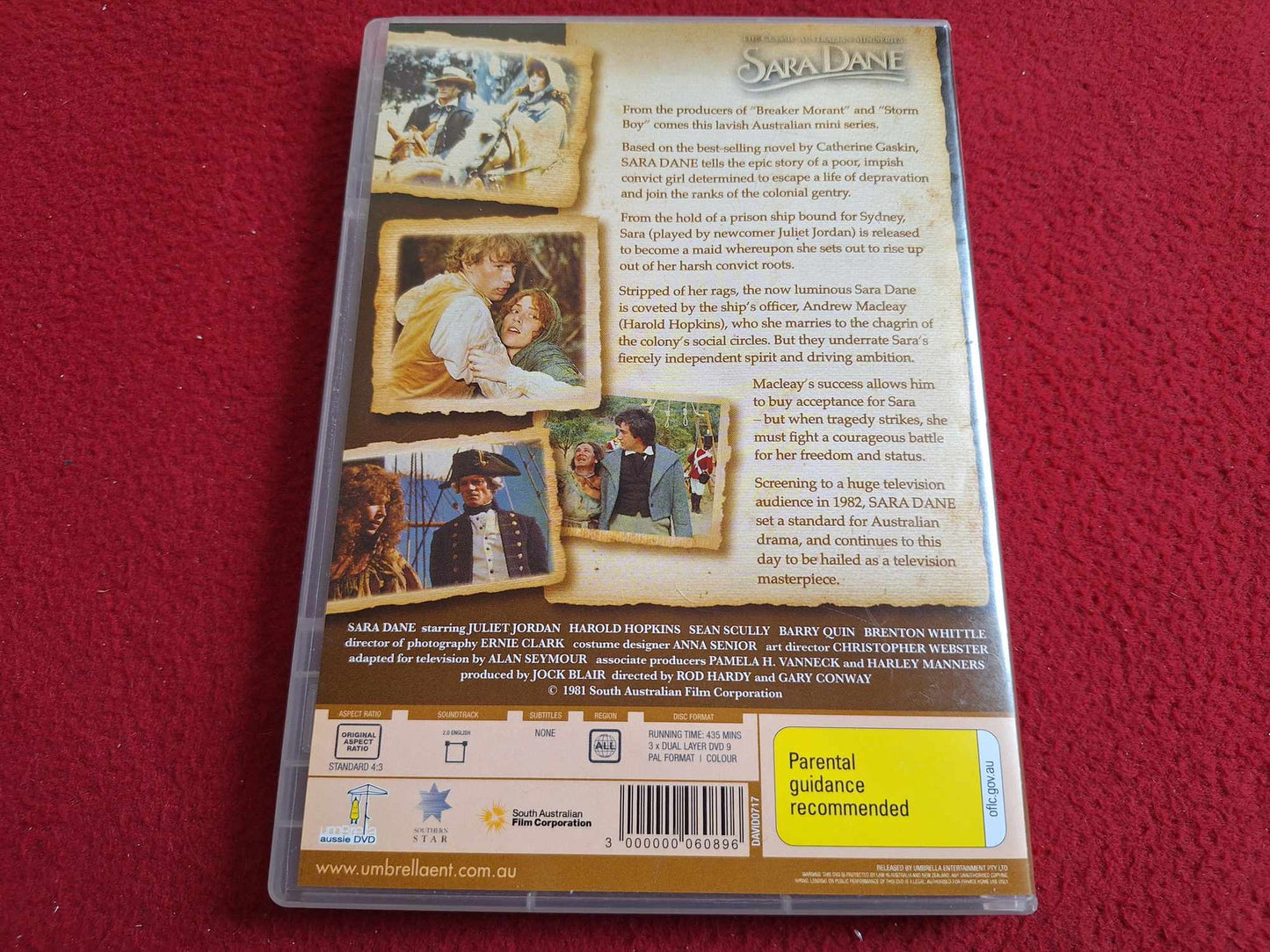 SARA DANE MINI SERIES BOX DVD