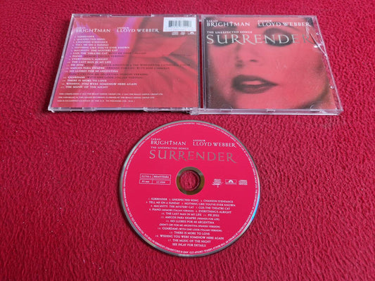 SARAH BRIGHTMAN ANDREW LLOYD WEBBER THE UNEXPECTED SONGS SURRENDER CD