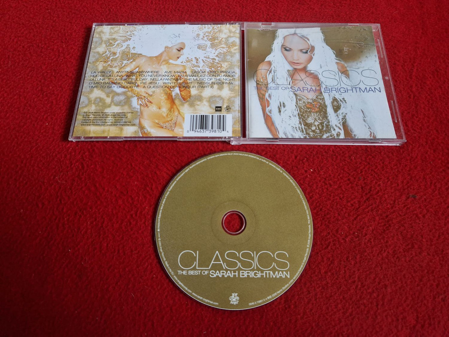 SARAH BRIGHTMAN CLASSICS THE BEST OF CD