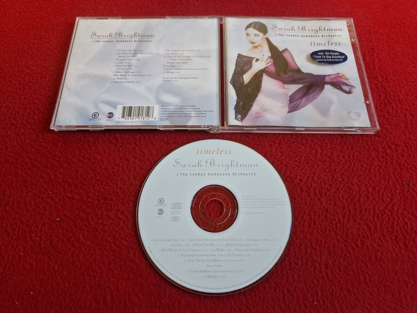 SARAH BRIGHTMAN TIMELESS CD
