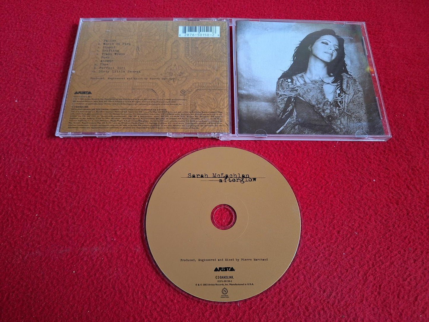 SARAH MCLACHLAN AFTERGLOW CD