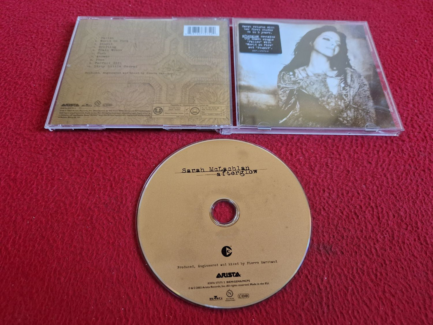 SARAH MCLACHLAN AFTERGLOW CD