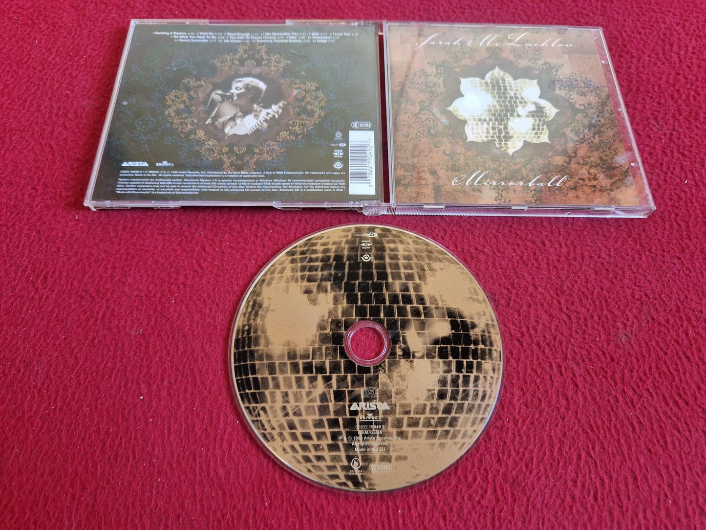 SARAH MCLACHLAN MIRRORBALL CD