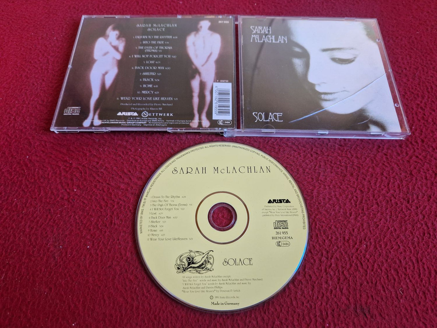 SARAH MCLACHLAN SOLACE CD