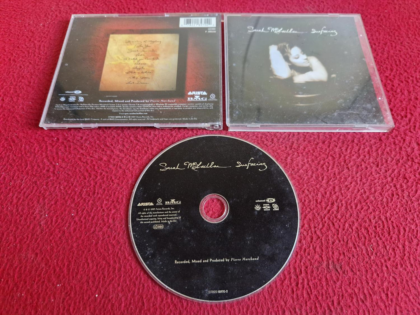 SARAH MCLACHLAN SURFACING CD