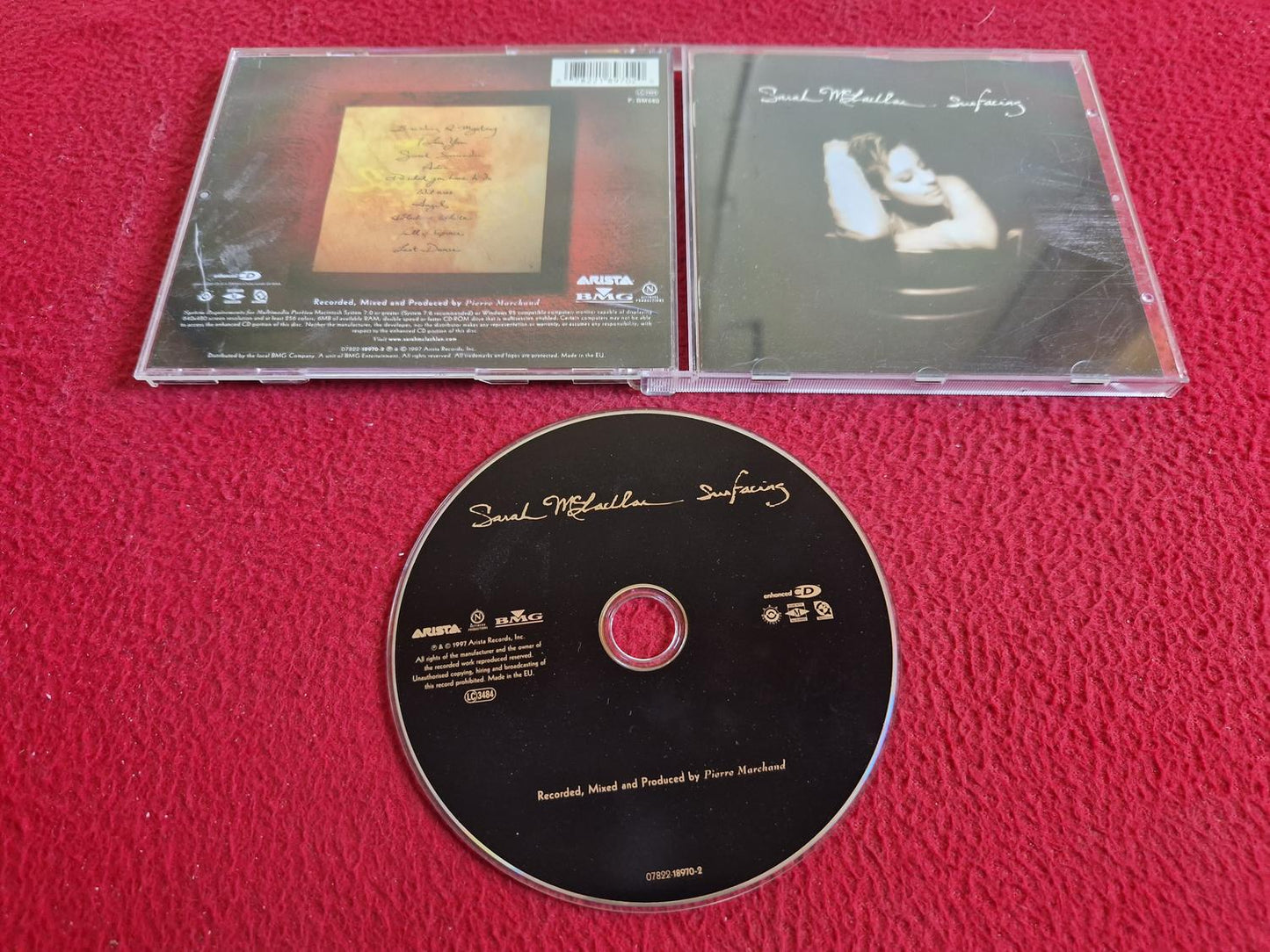 SARAH MCLACHLAN SURFACING CD