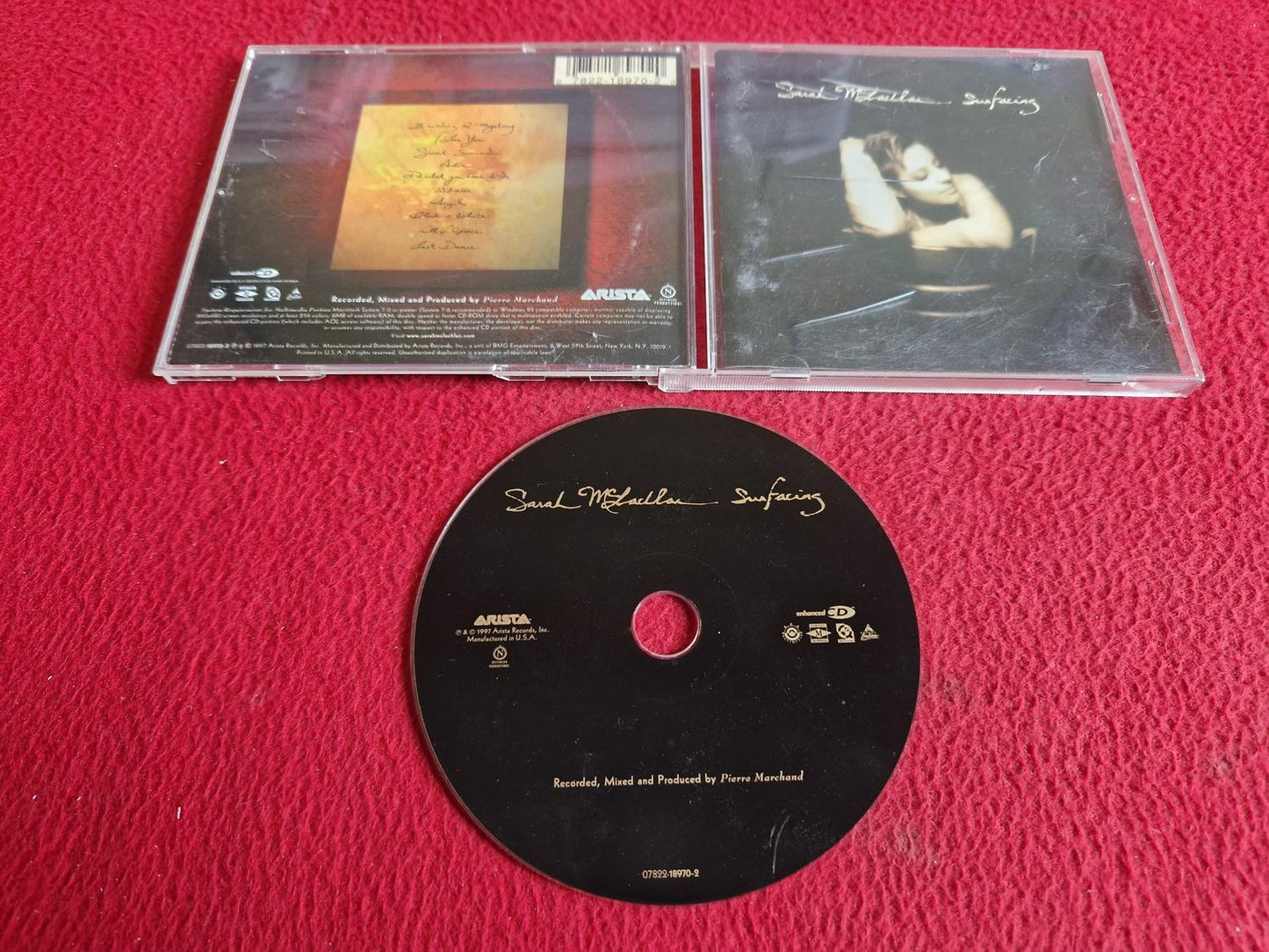 SARAH MCLACHLAN SURFACING CD