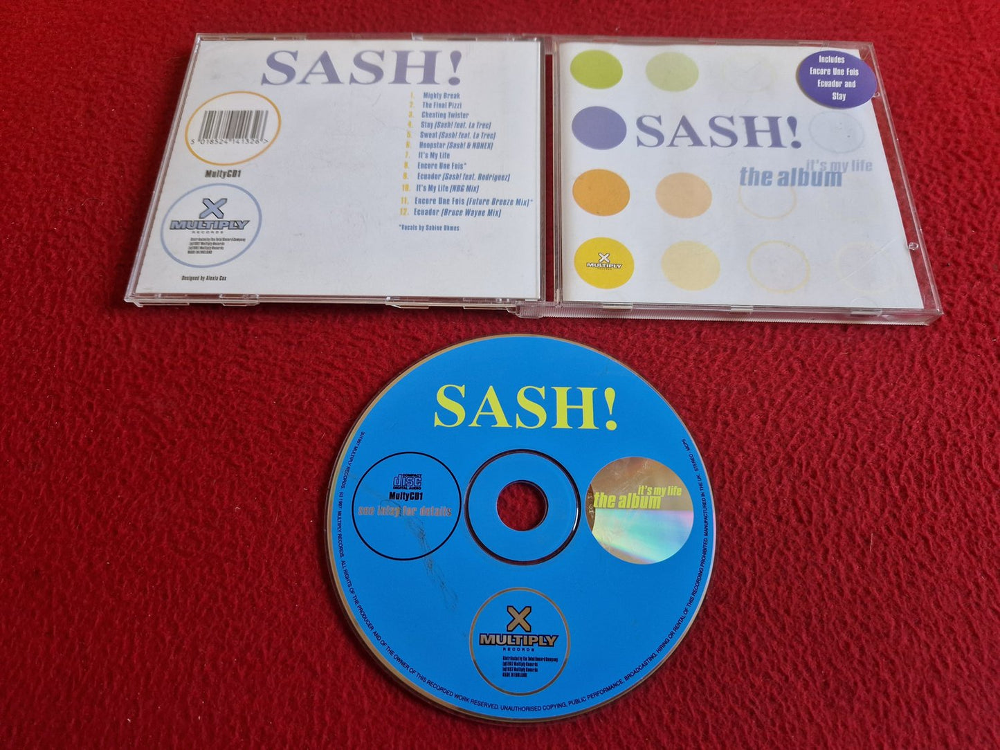 SASH IT'S MY LIFE THE ALBUM CD