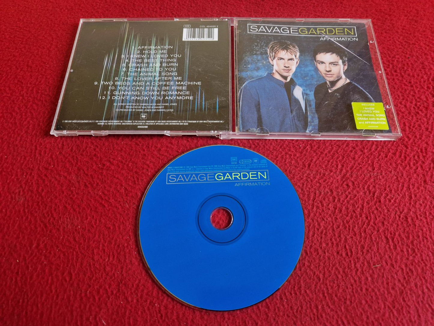 SAVAGE GARDEN AFFIRMATION CD