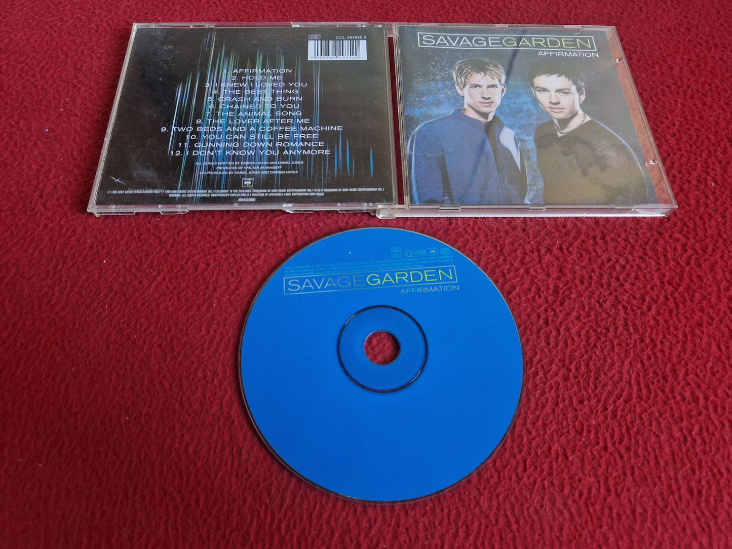 SAVAGE GARDEN AFFIRMATION CD