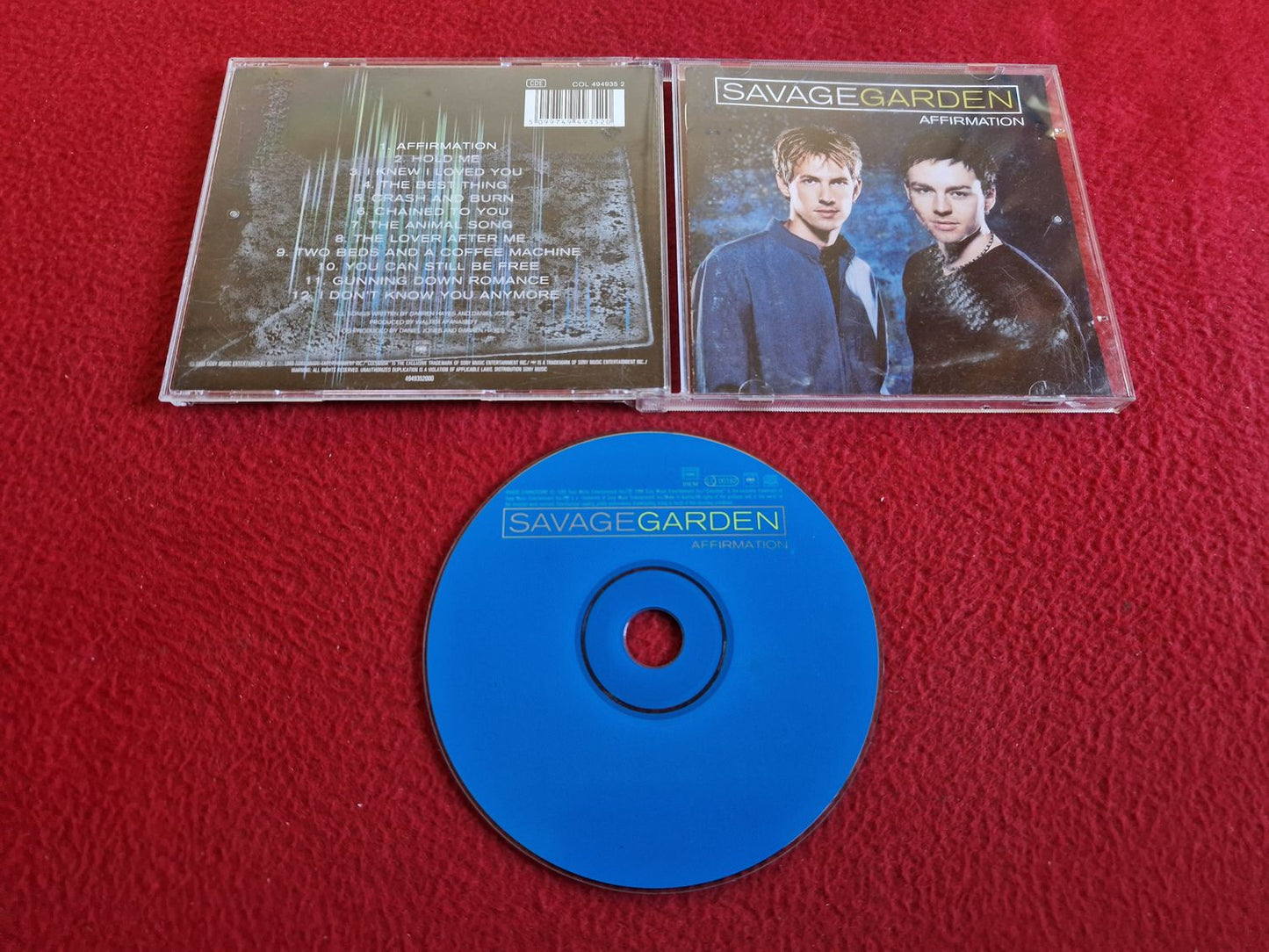 SAVAGE GARDEN AFFIRMATION CD