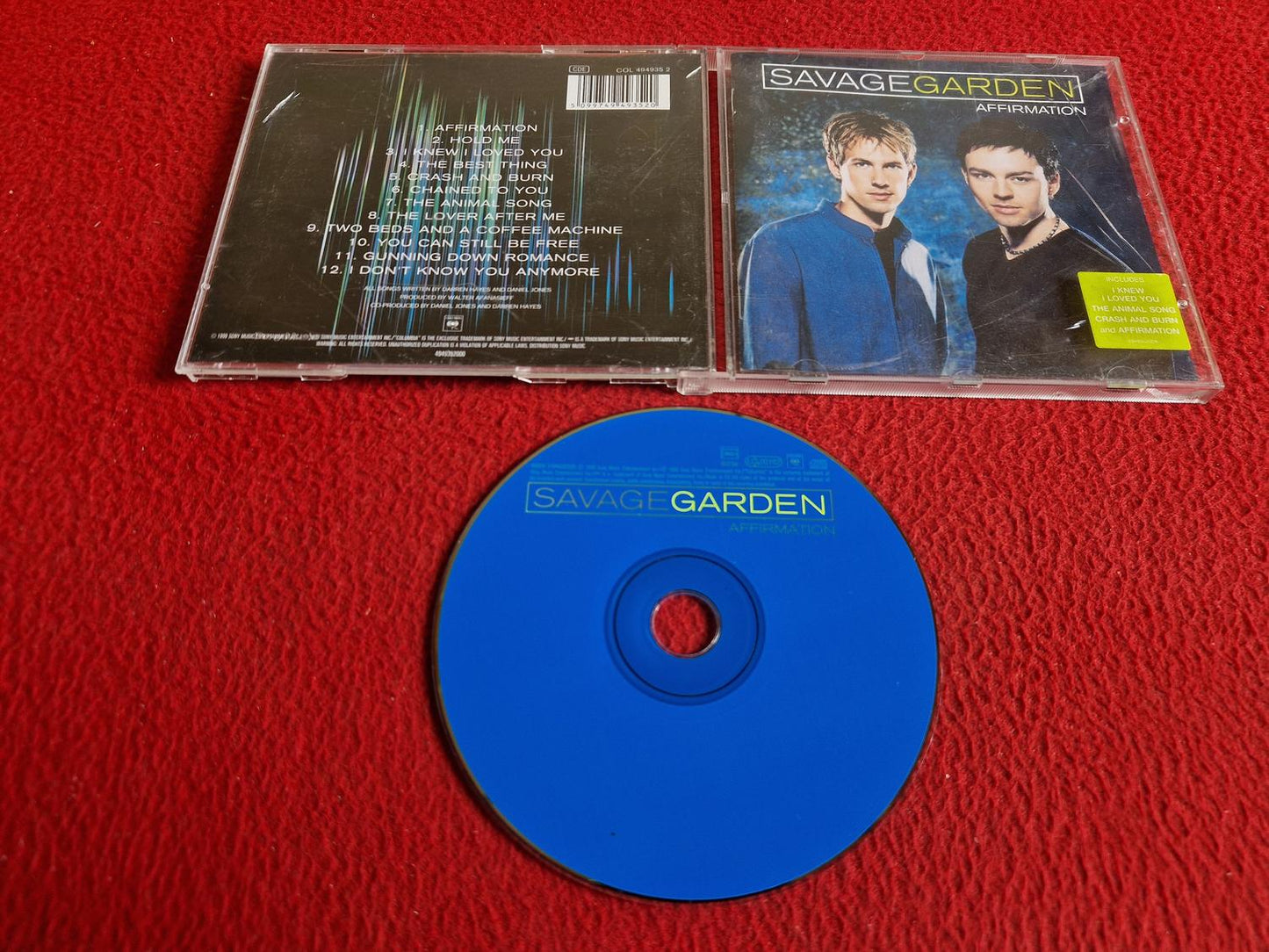 SAVAGE GARDEN AFFIRMATION CD