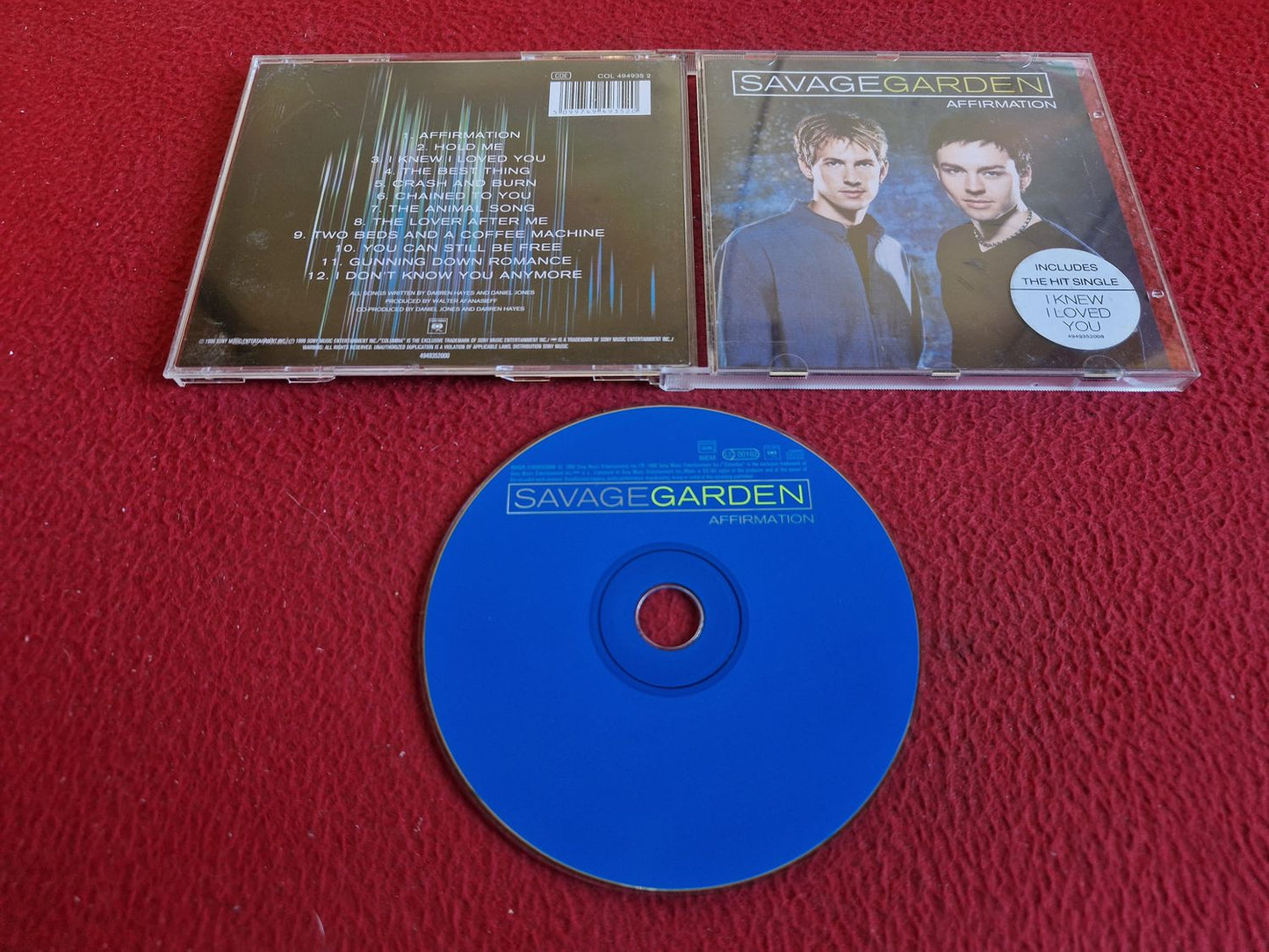 SAVAGE GARDEN AFFIRMATION CD