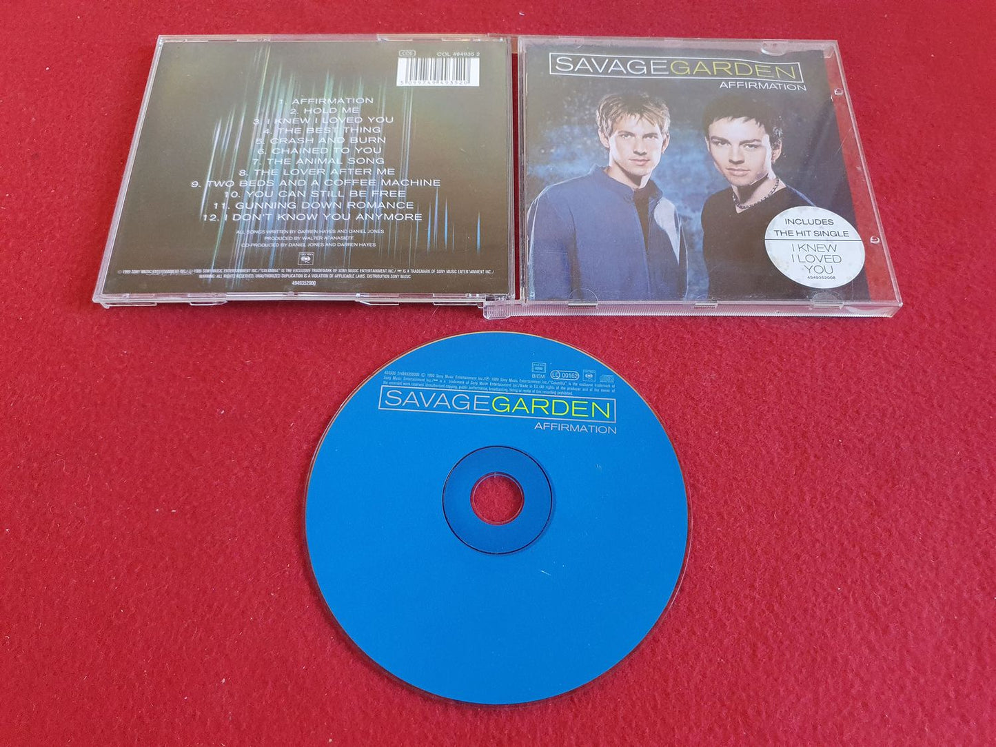 SAVAGE GARDEN AFFIRMATION till CD