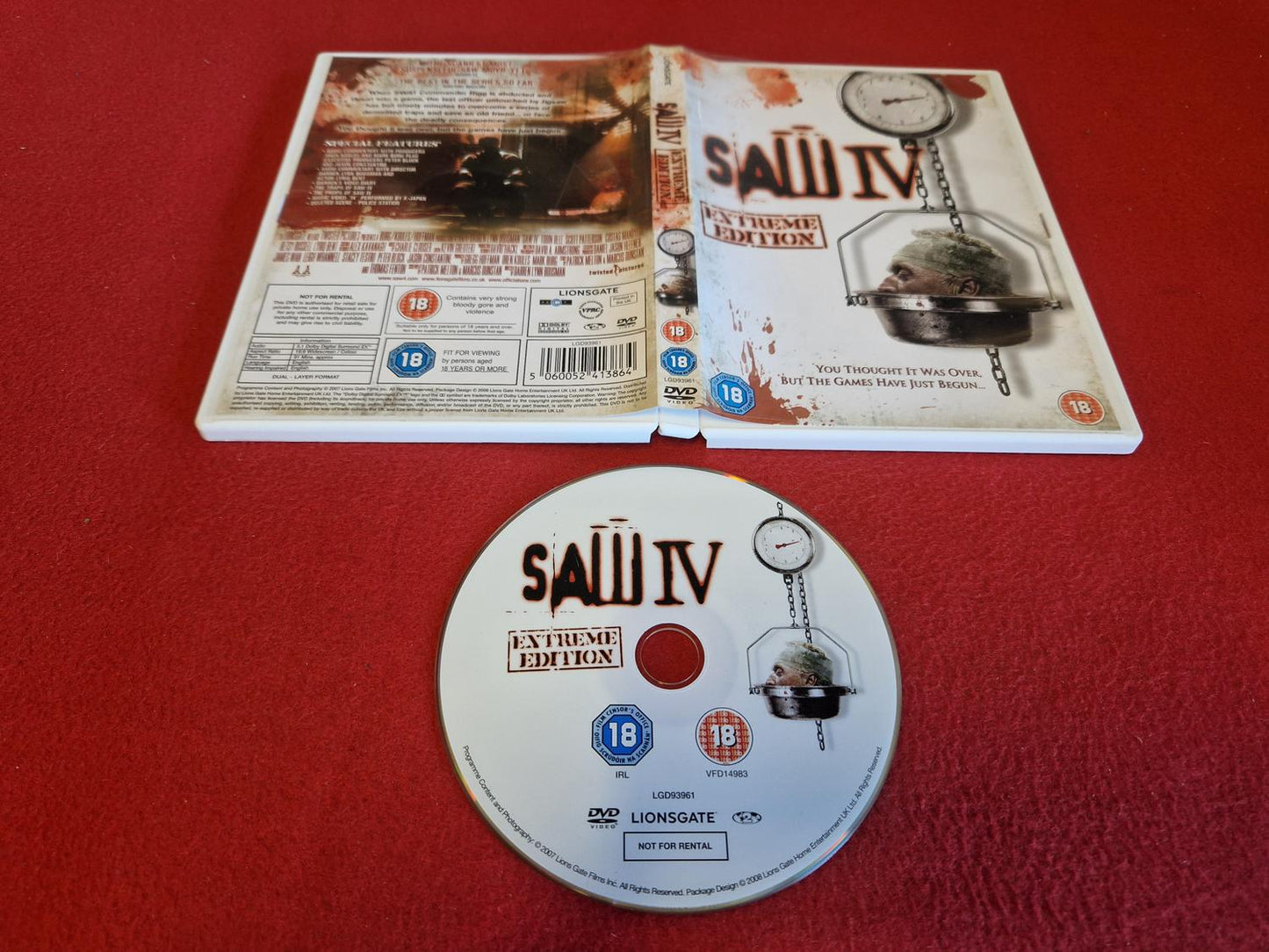 SAW IV till DVD