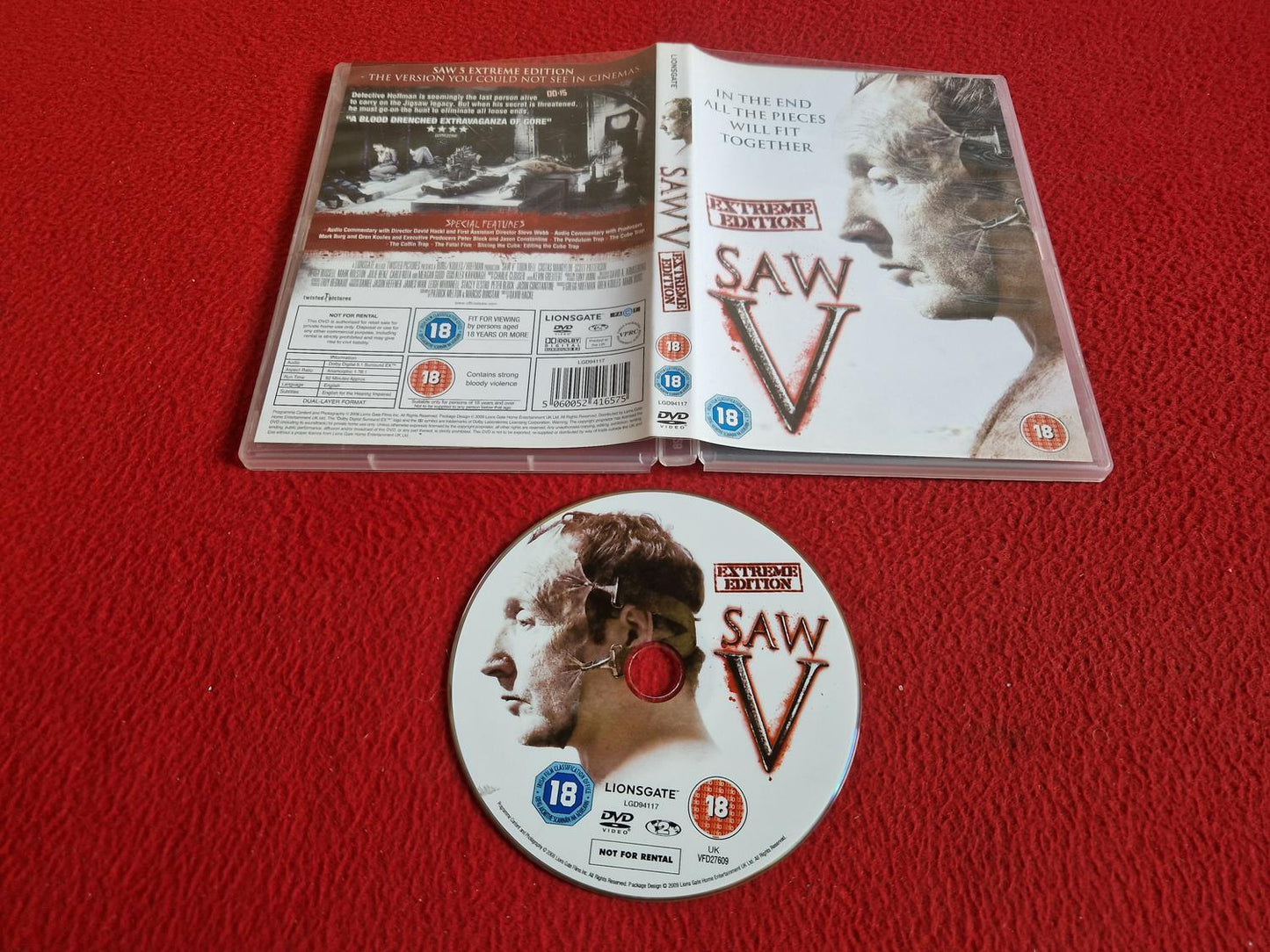 SAW V DVD