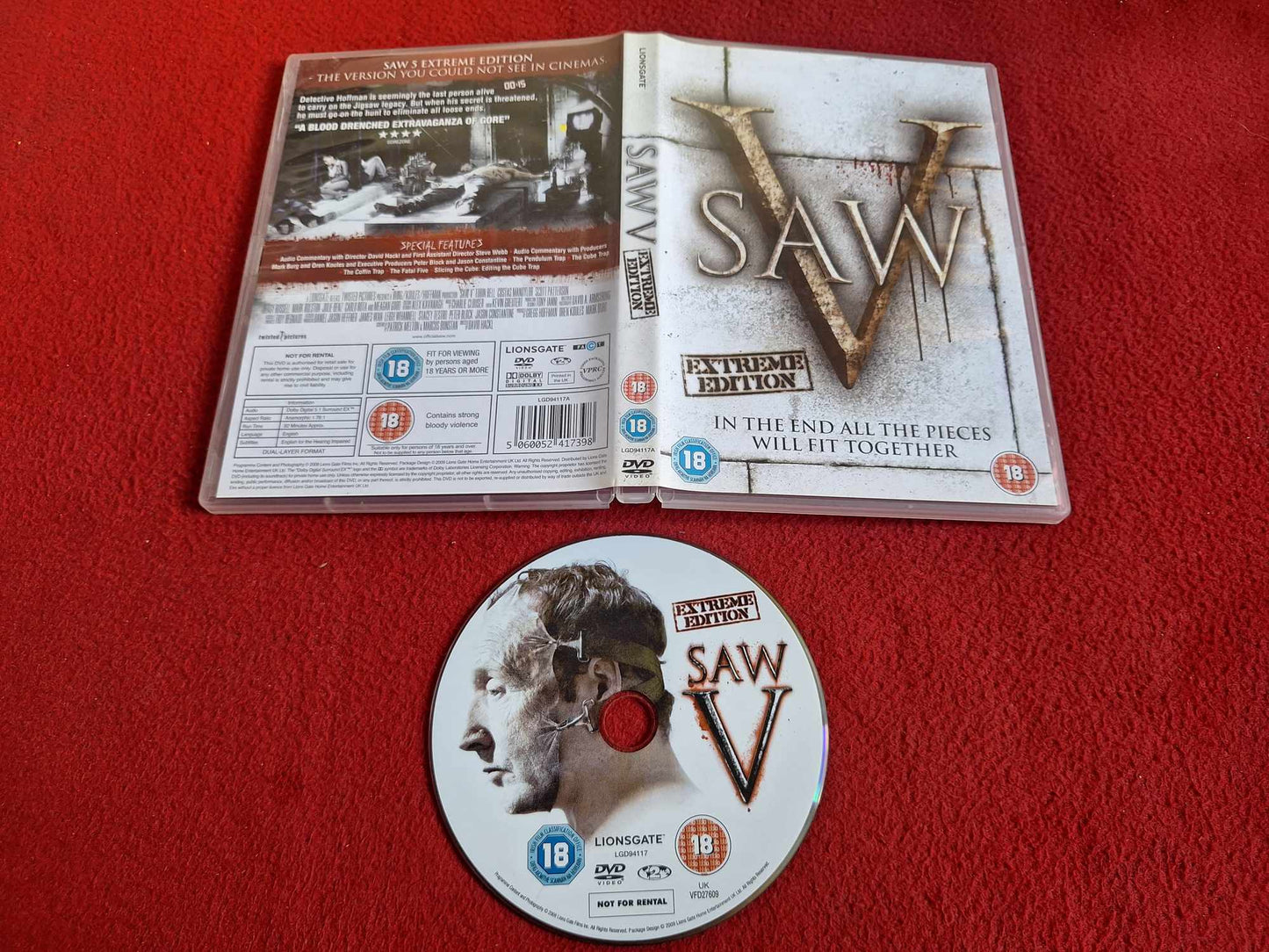 SAW V DVD