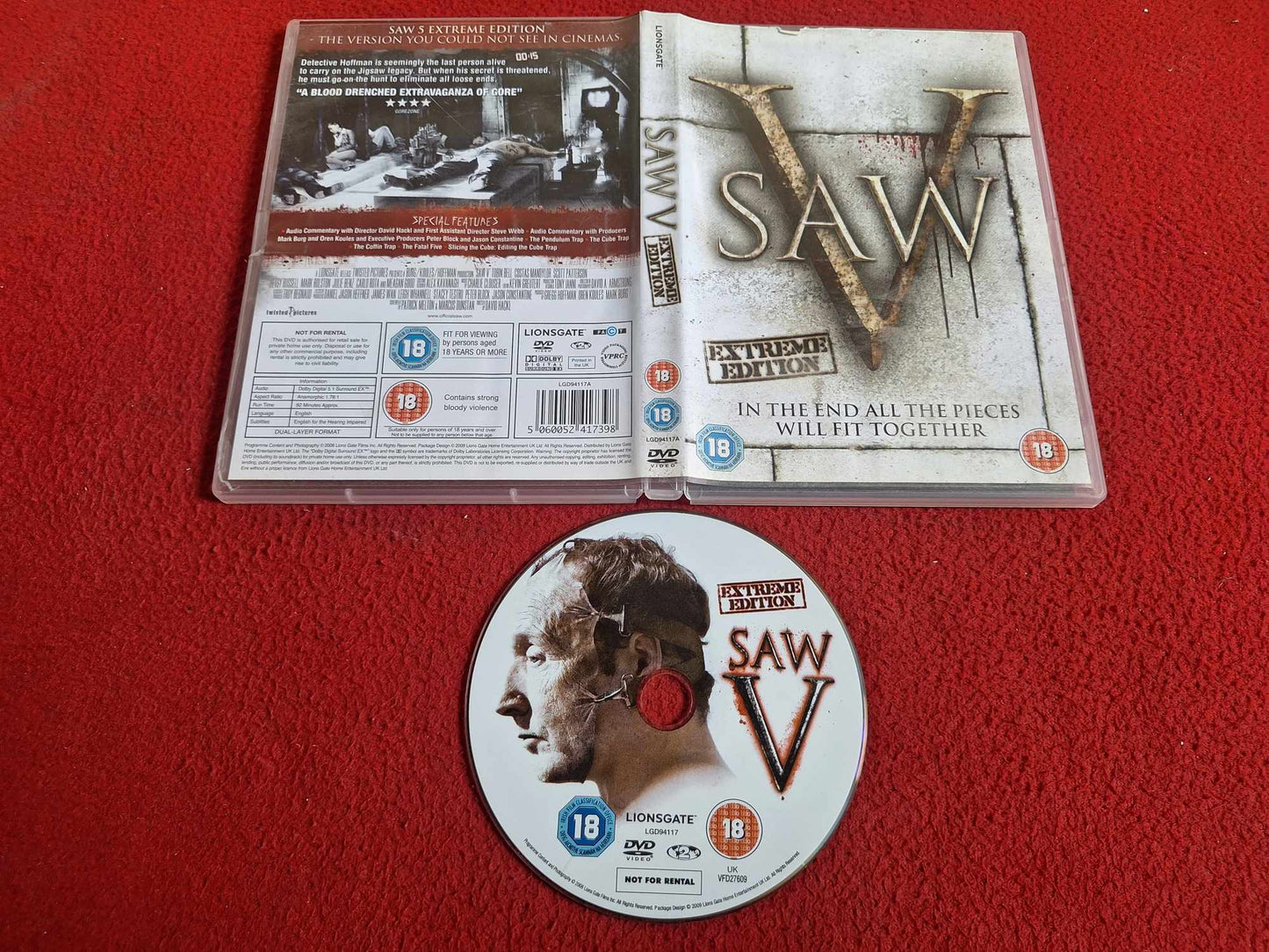 SAW V DVD